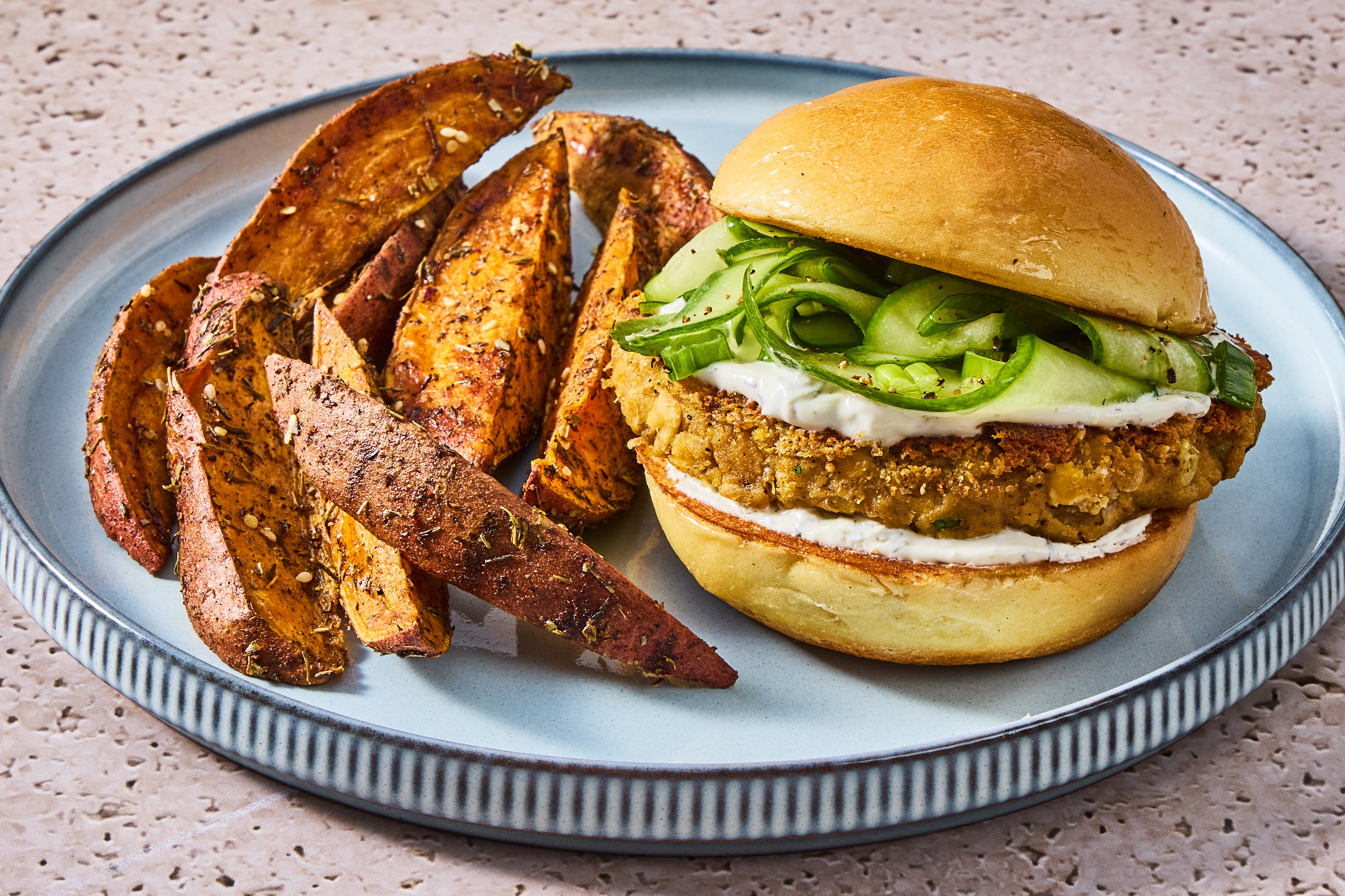 Falafel-Style Chickpea Burgers