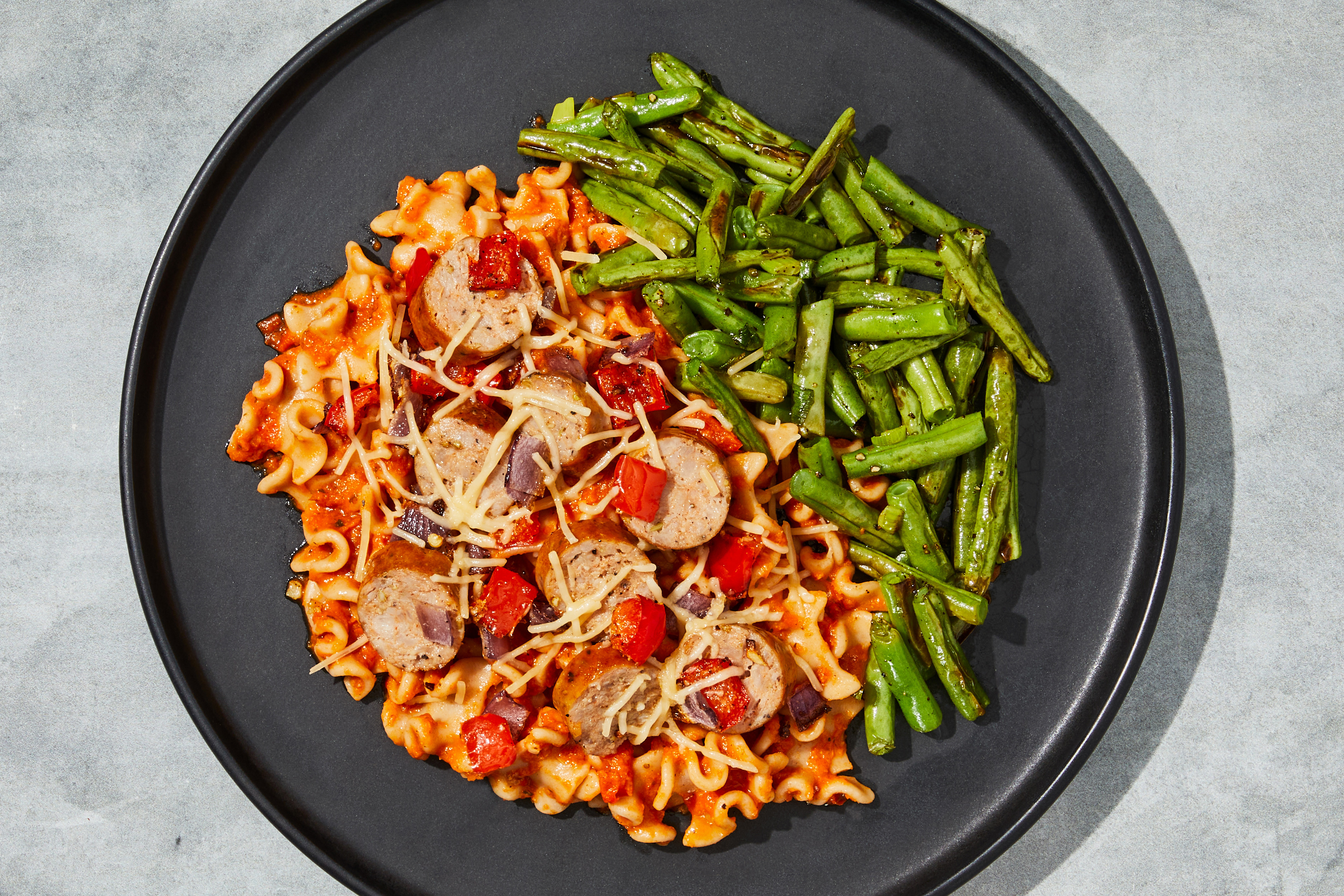 Italian Sausage & Roasted Red Pepper Lasagnette