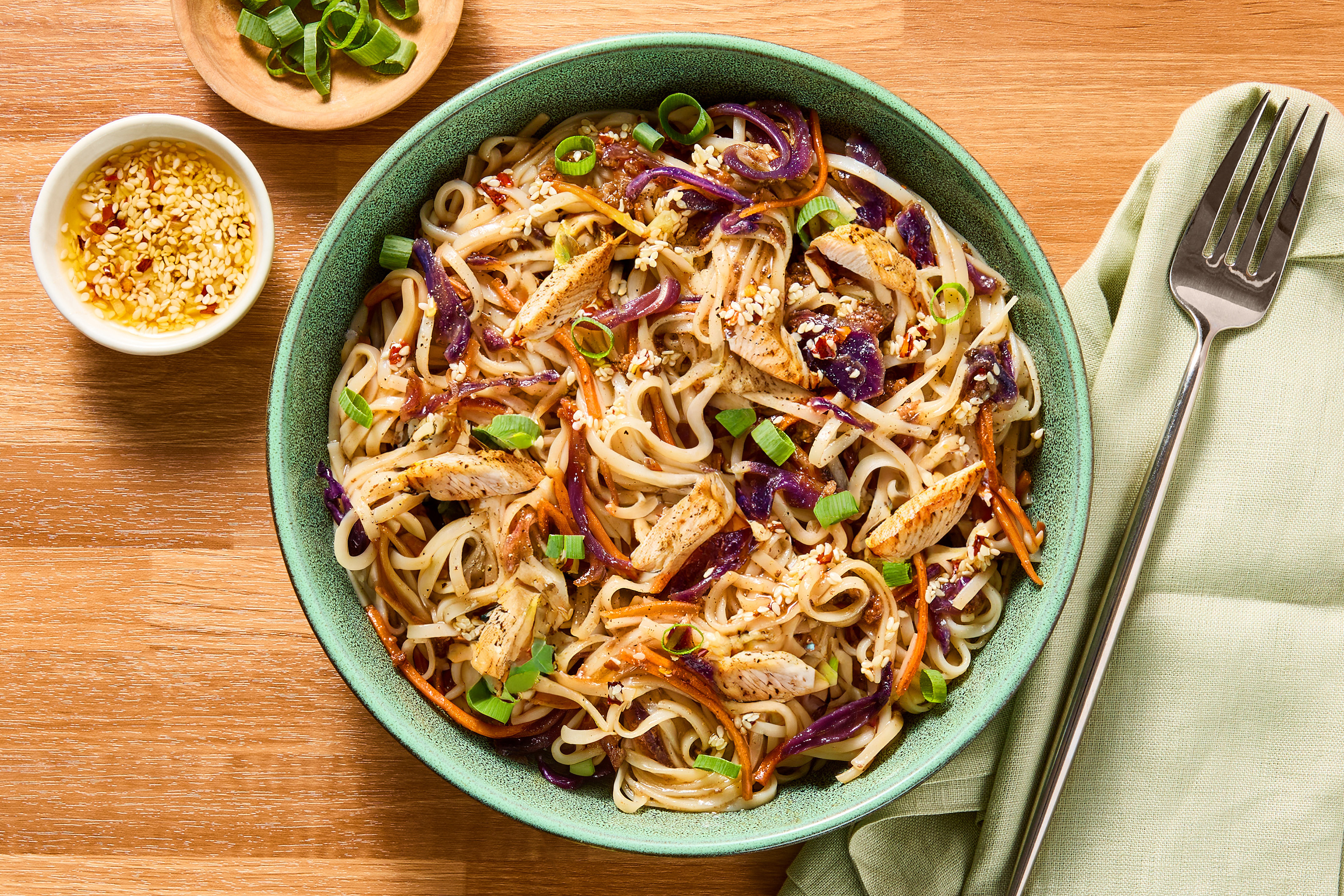 Chinese-Style Speedy Chicken Ramen Noodles