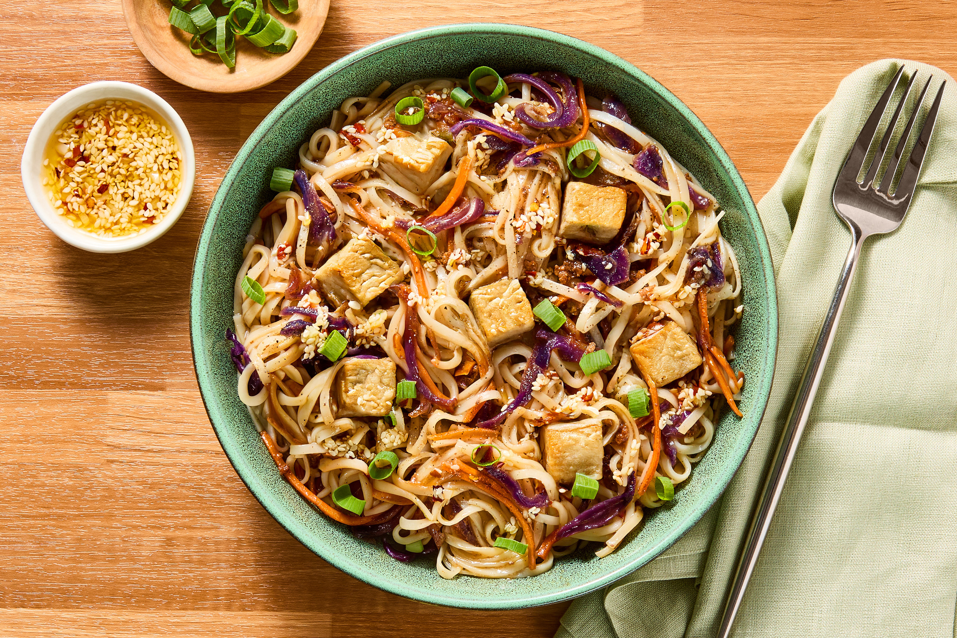 Chinese-Style Speedy Tofu Ramen Noodles