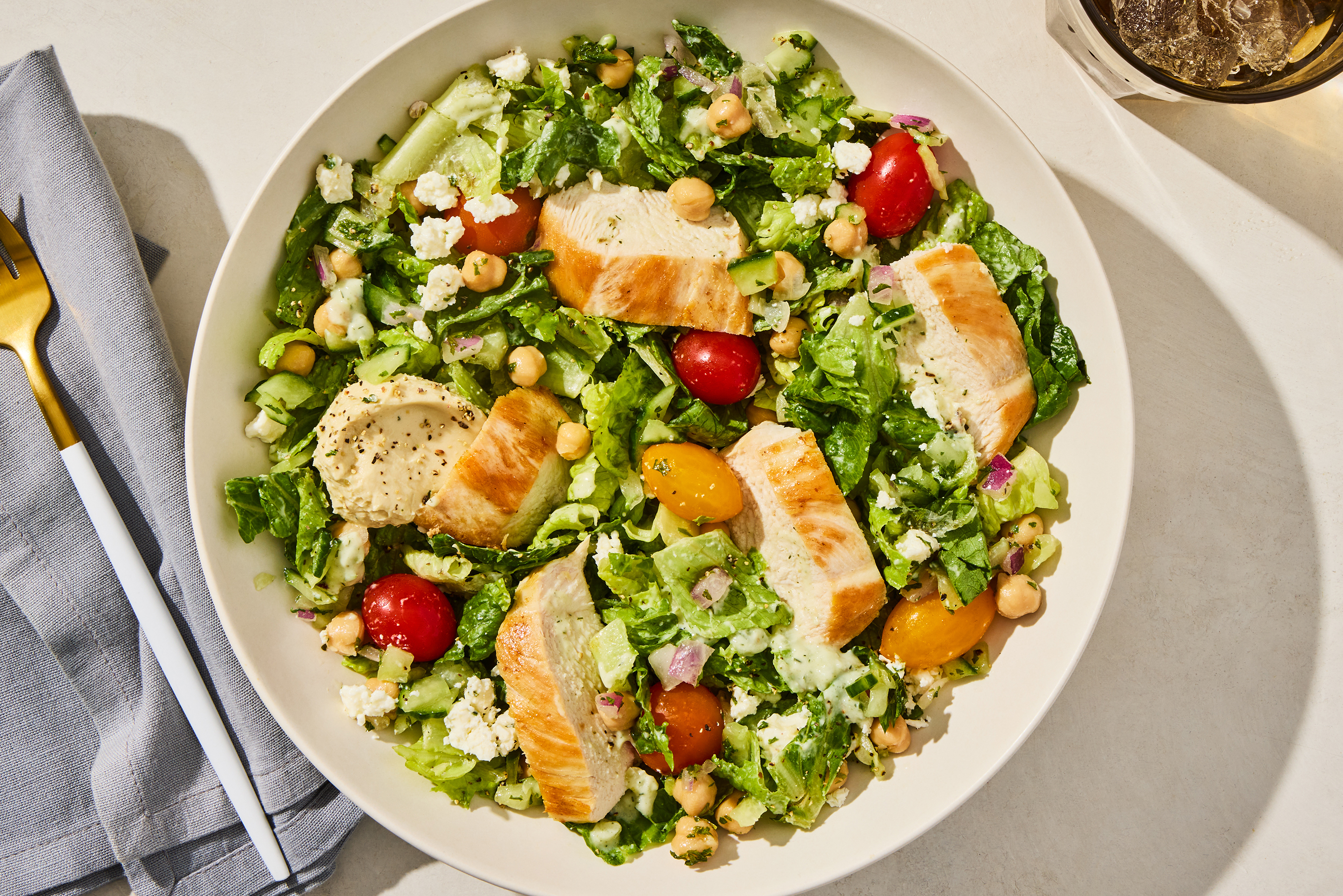 Chicken Tzatziki Salad