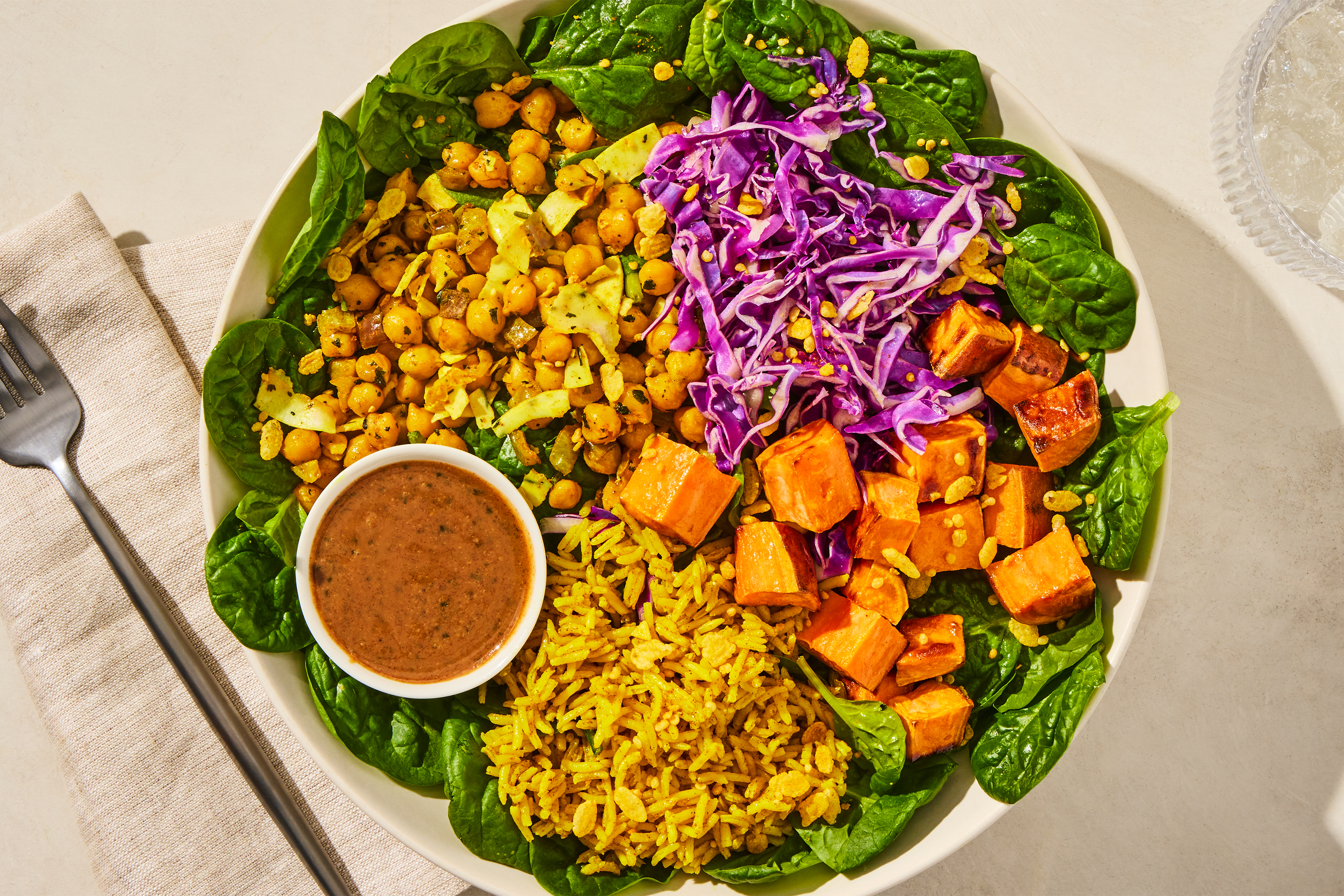 Spiced Chickpea Chaat Salad