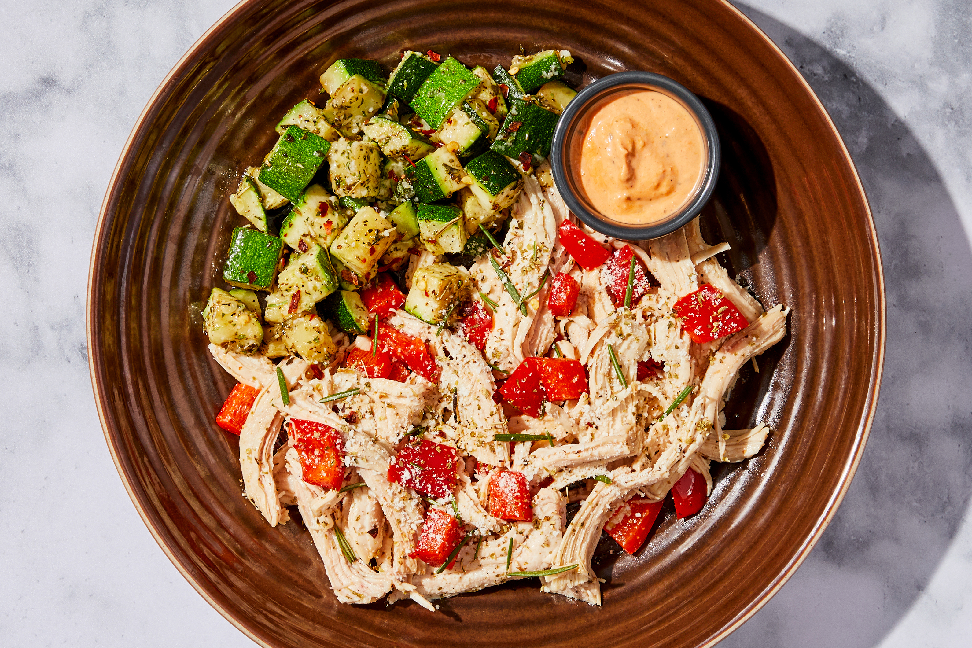 Romano Shredded Chicken