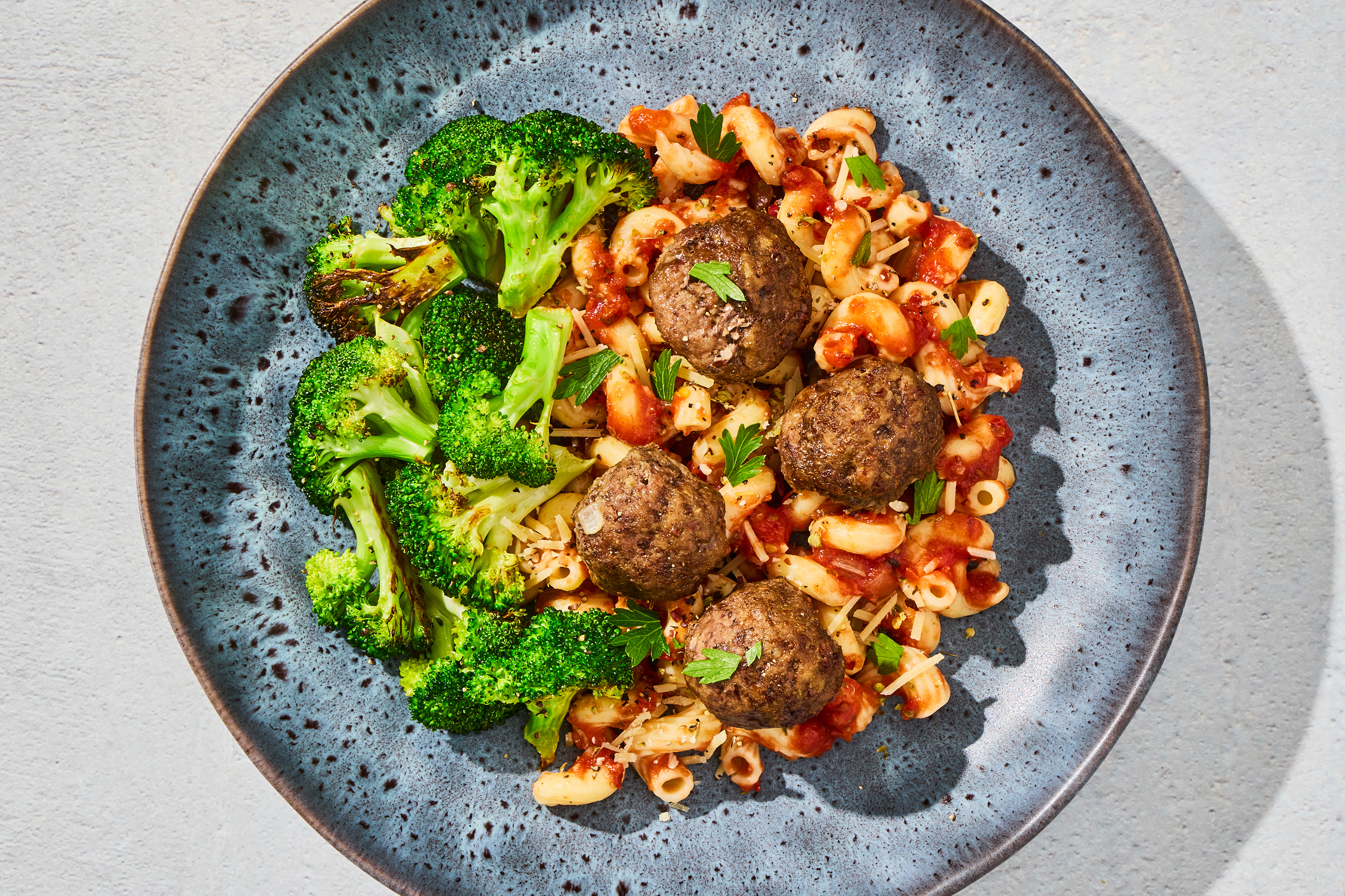 Cavatappi & Meatballs