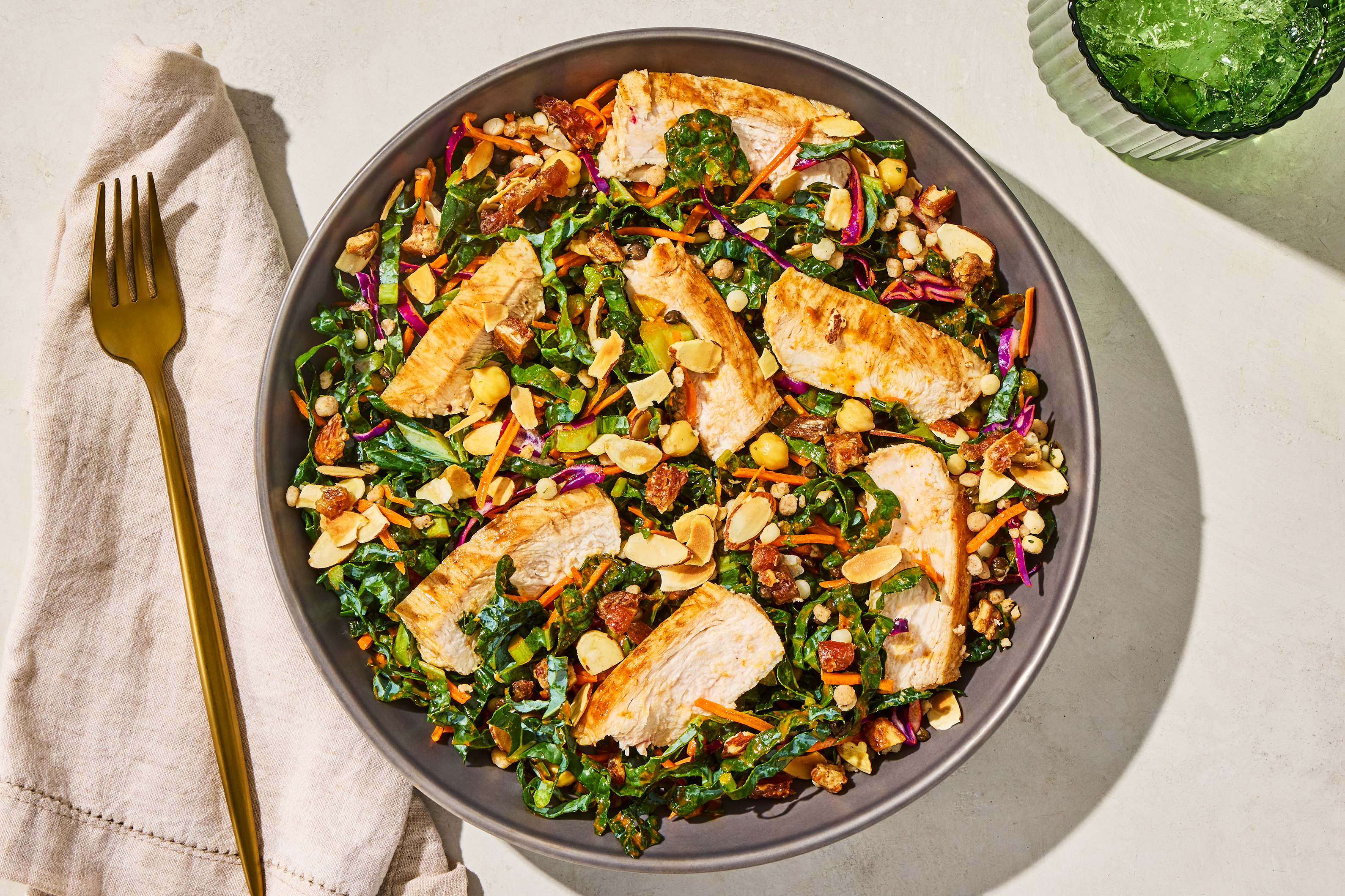 Moroccan Chicken Crunch Salad