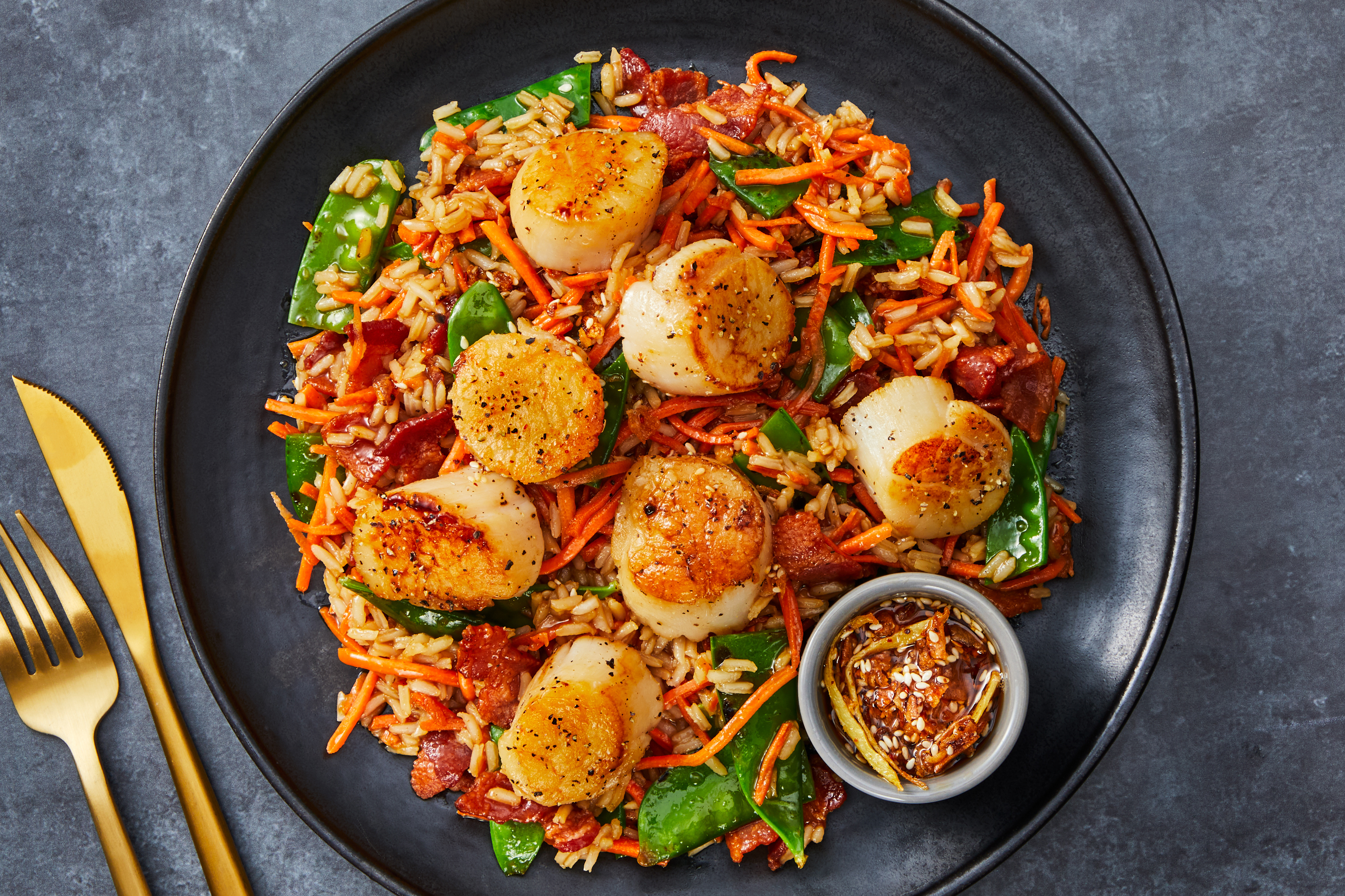 Homemade Ginger Chili Crisp & Scallops