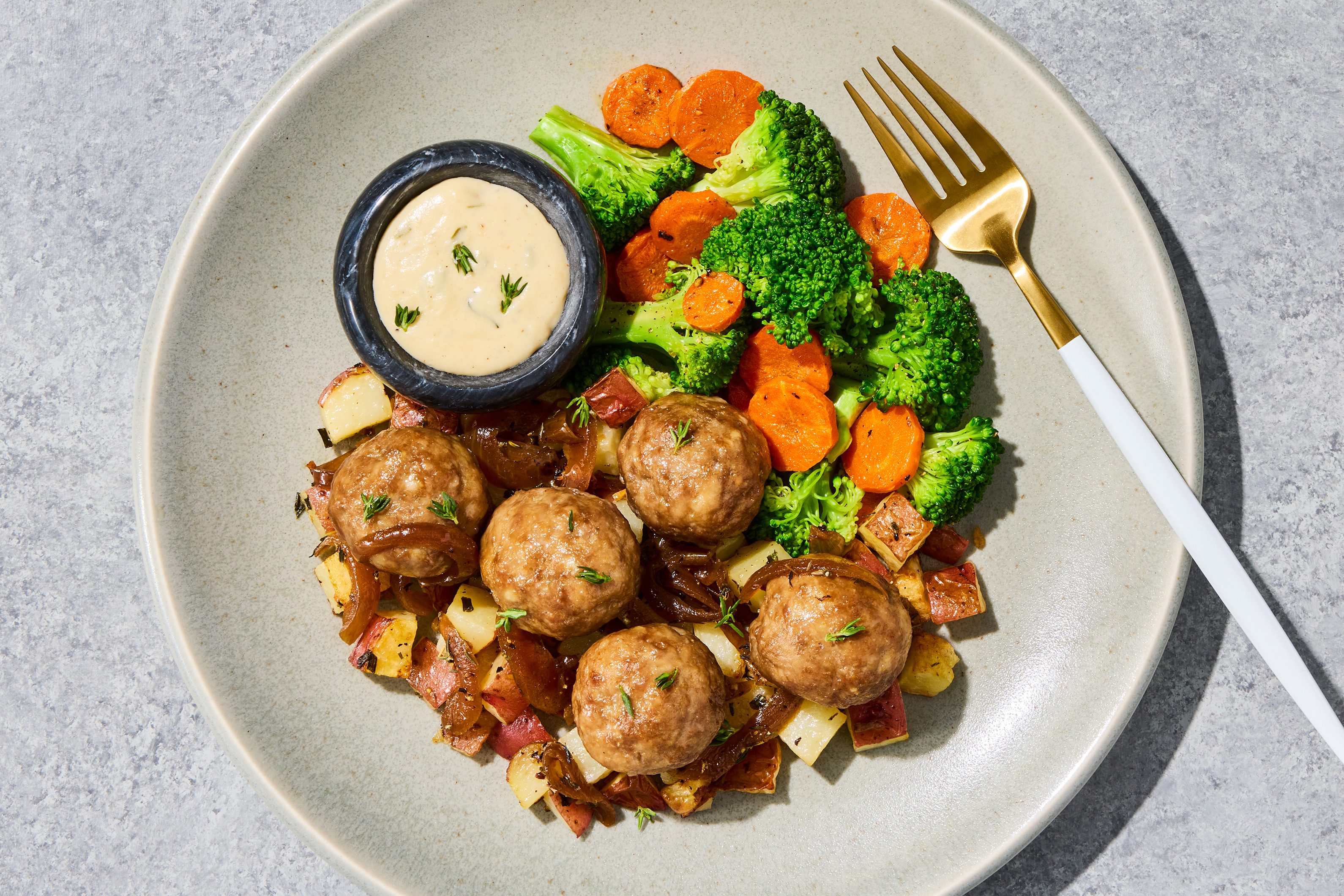 Caramelized Onion Meatballs