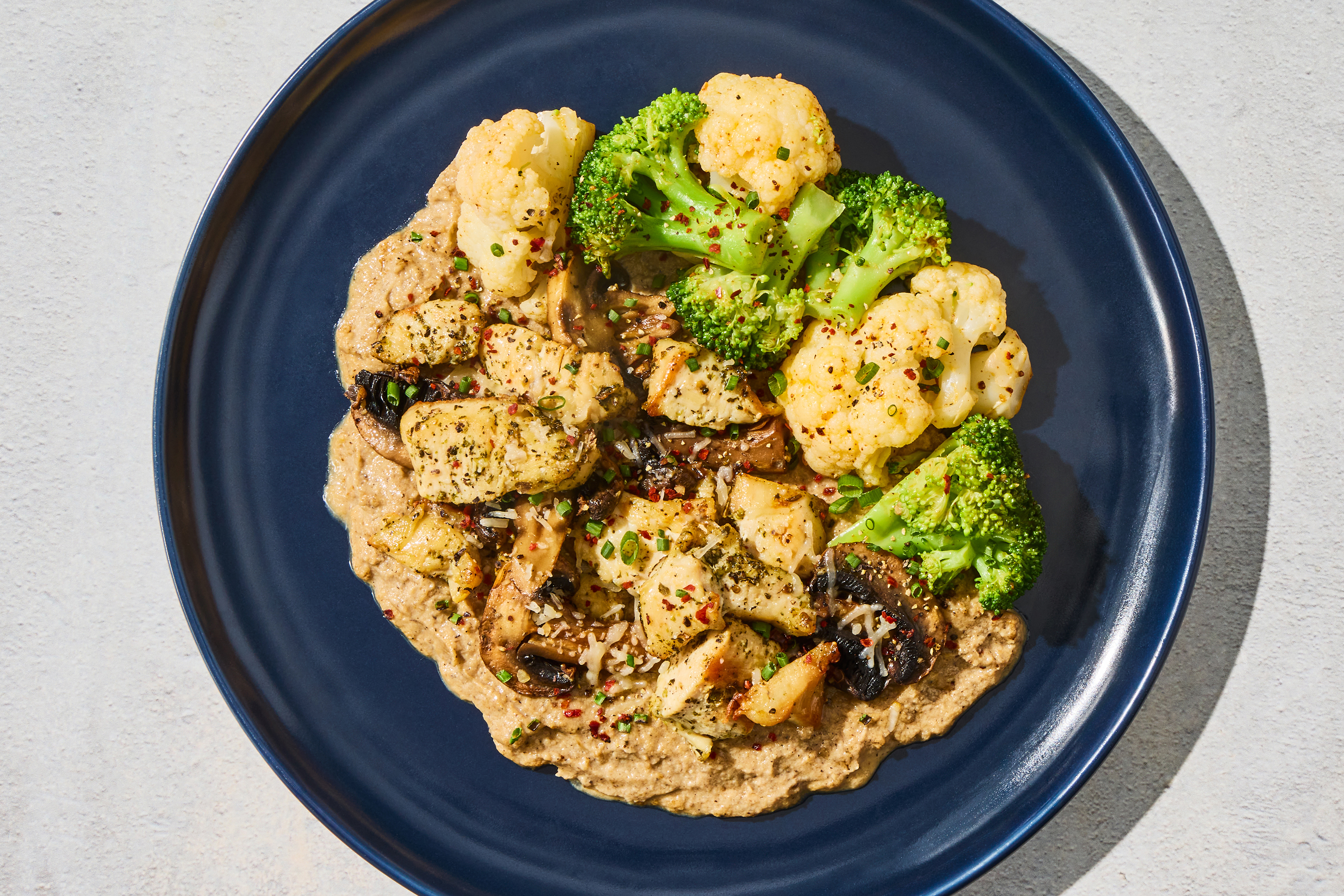 Parmesan Mushroom-Cream Chicken