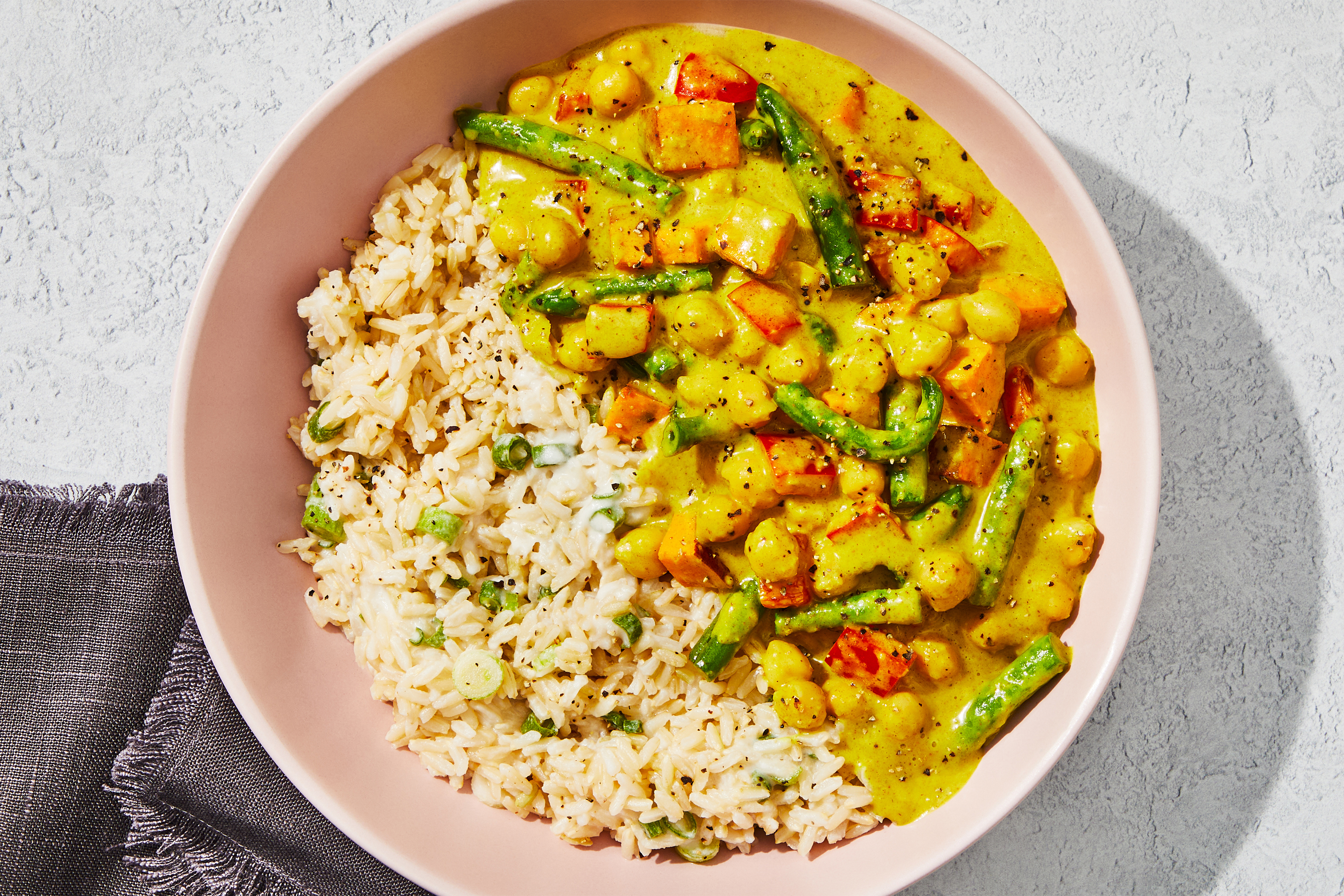 Thai Roasted Vegetable Green Curry