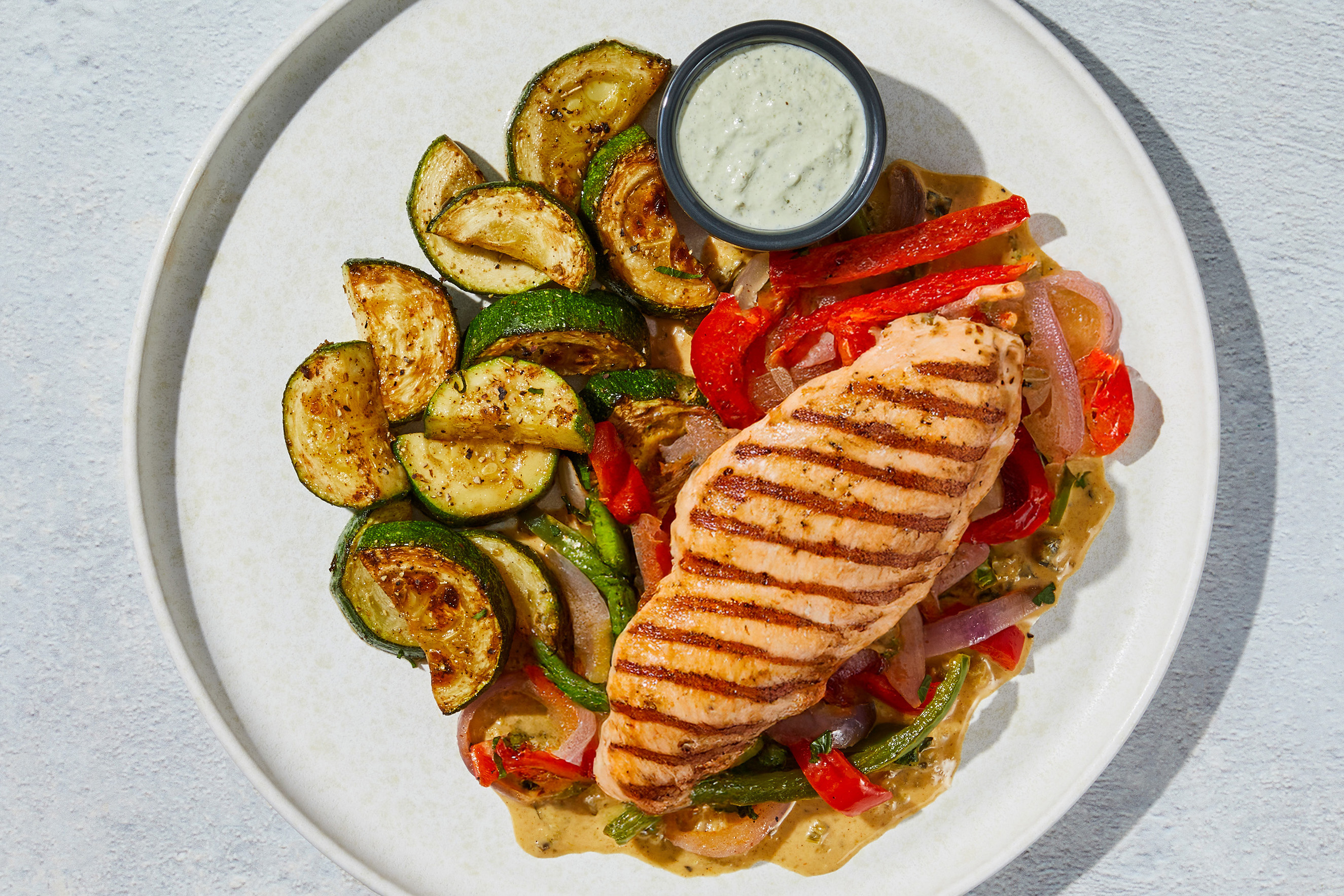 Fajita-Spiced Chicken Breast & Peppers