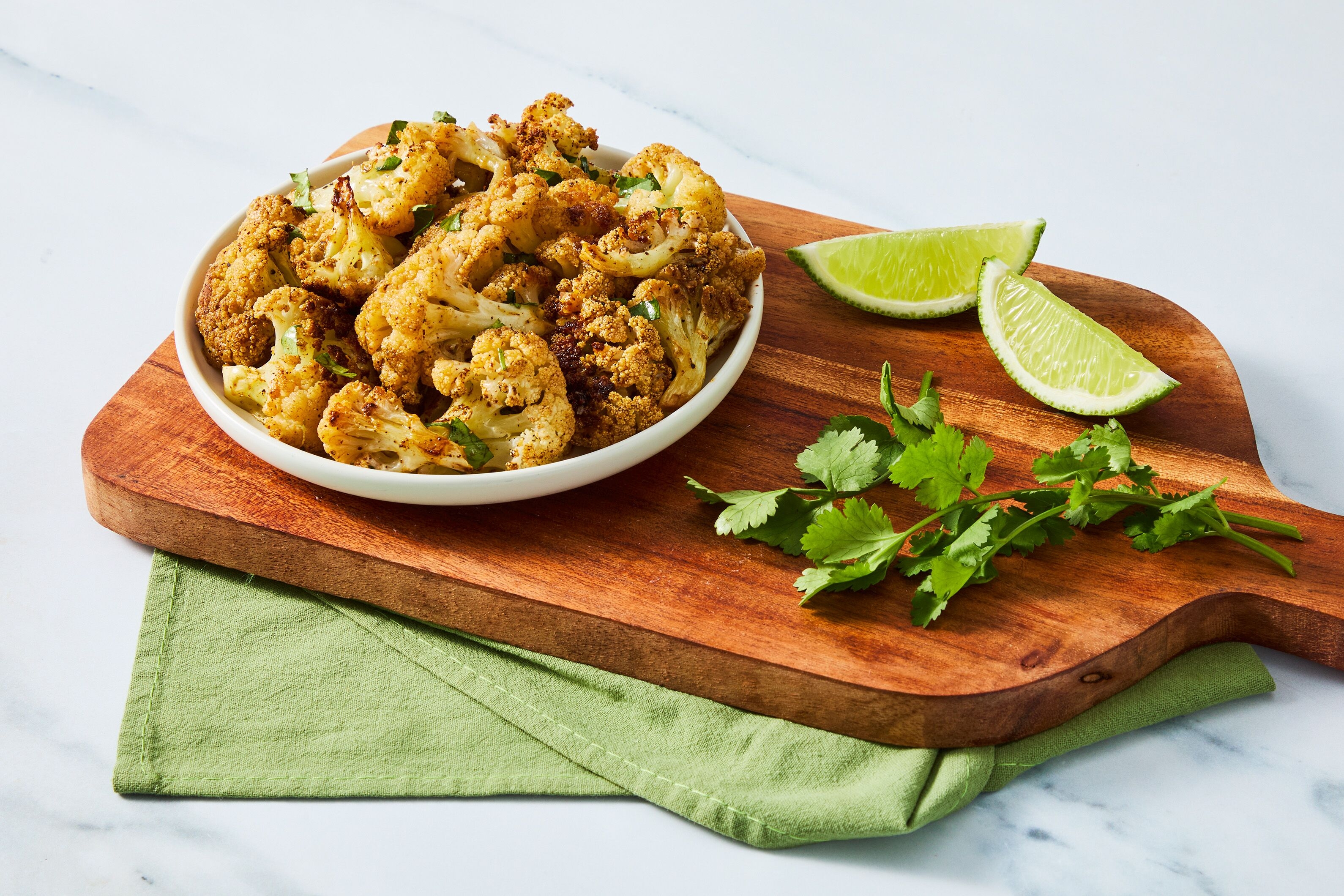 Chili-Lime Roasted Cauliflower
