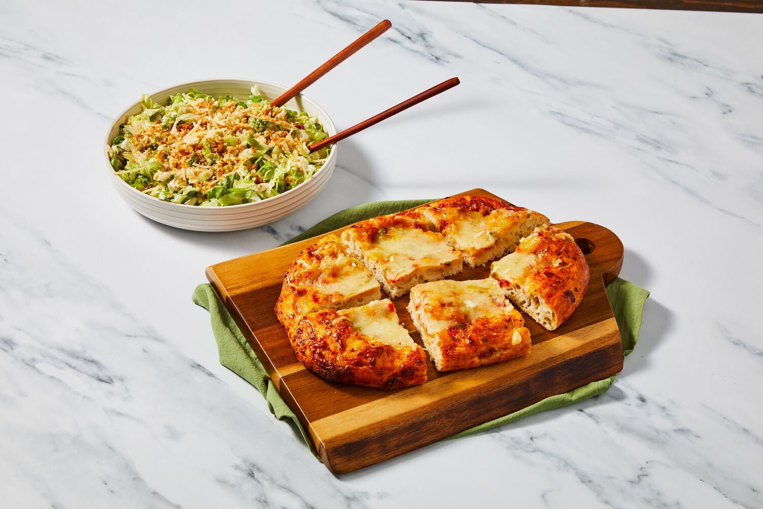 Cheese Pizza & Salad