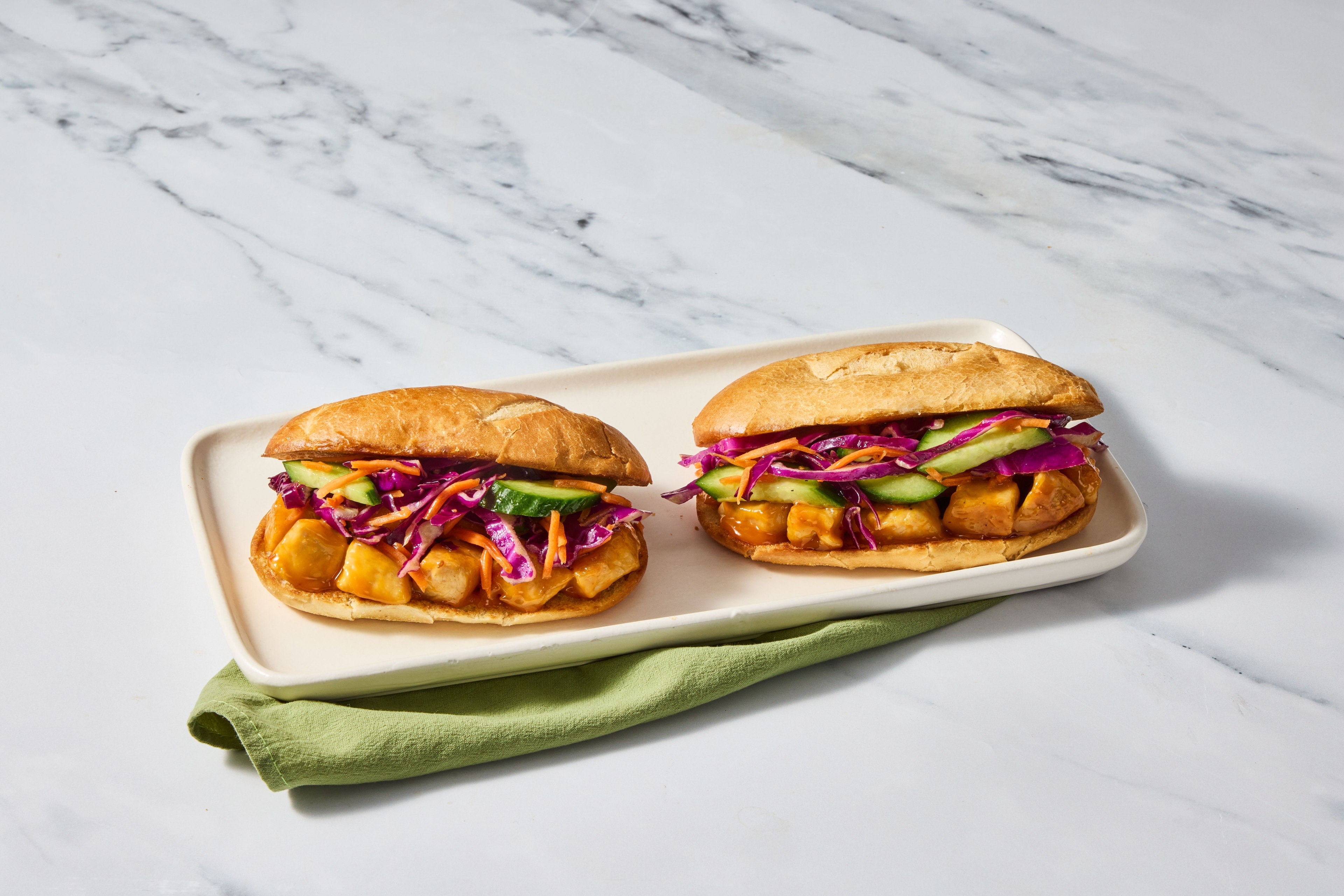 Spicy Chicken Salad Sandwiches 