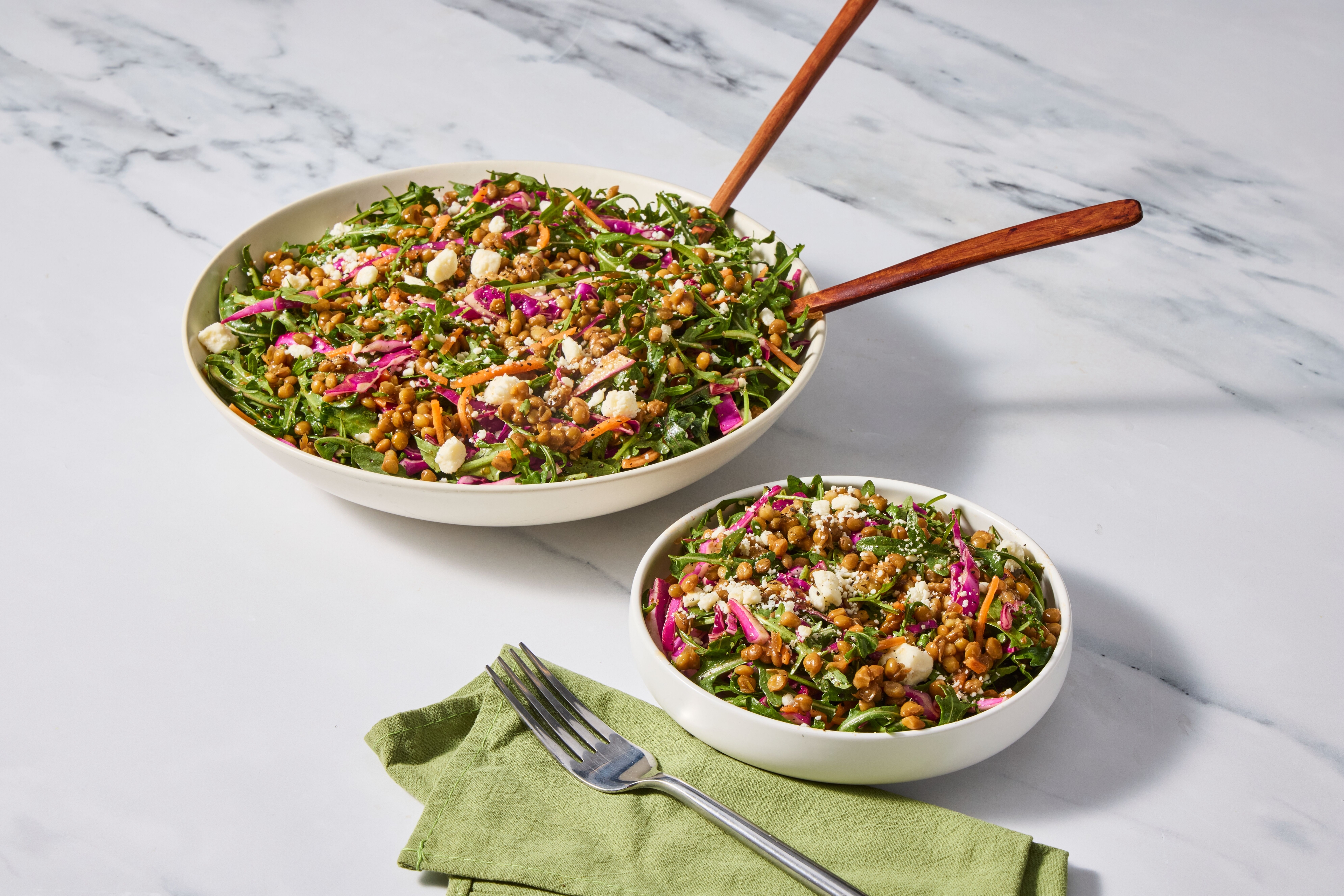 Lentil & Feta Salad 