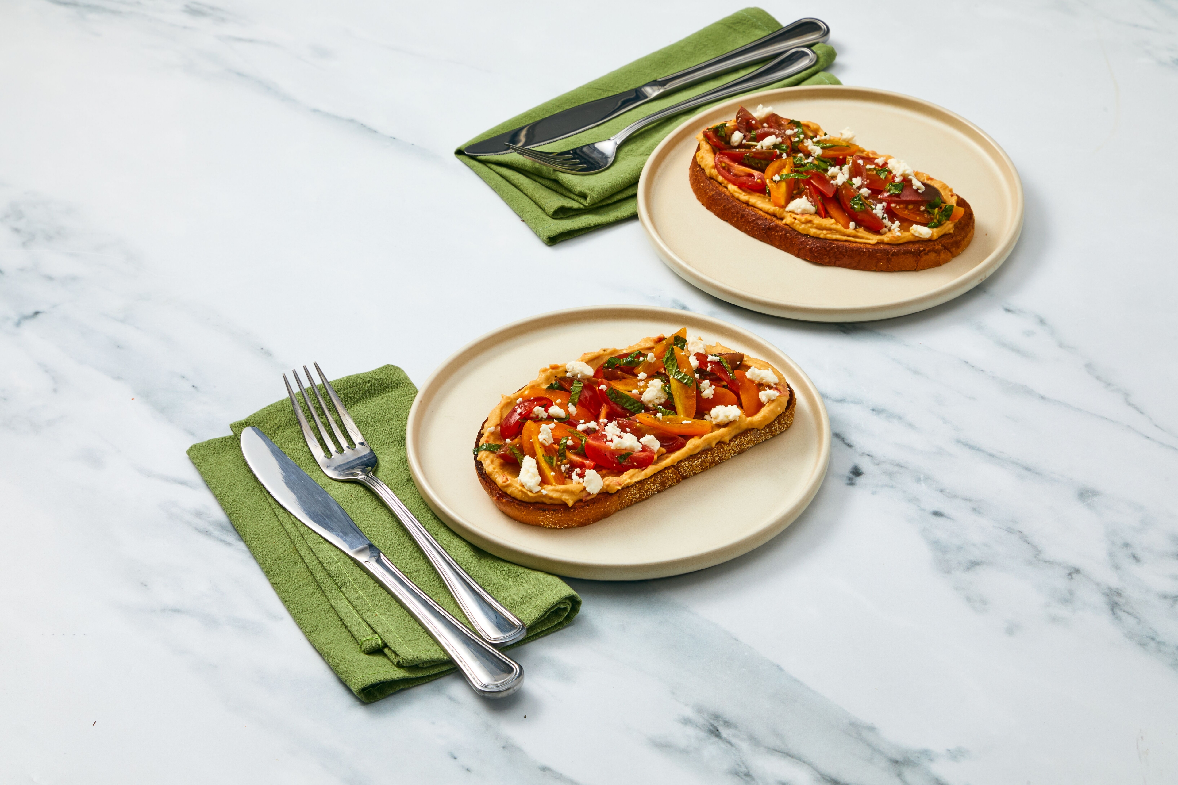 Heirloom Tomato Tartines