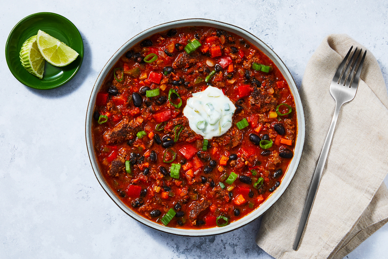 Chili tex-mex à la dinde