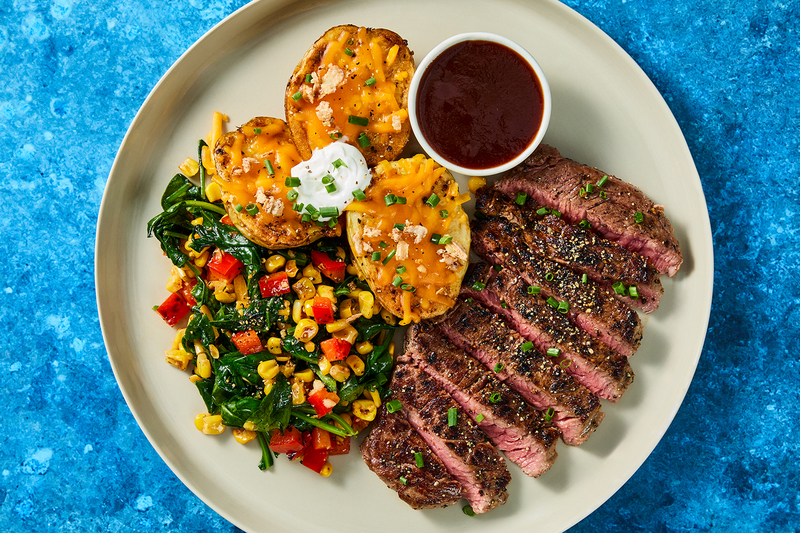 Steaks de filet de bœuf assaisonnés aux épices fumées au bois de pommier