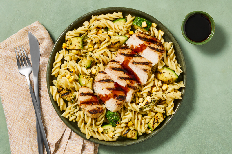 Grilled Balsamic-Glazed Chicken Breasts