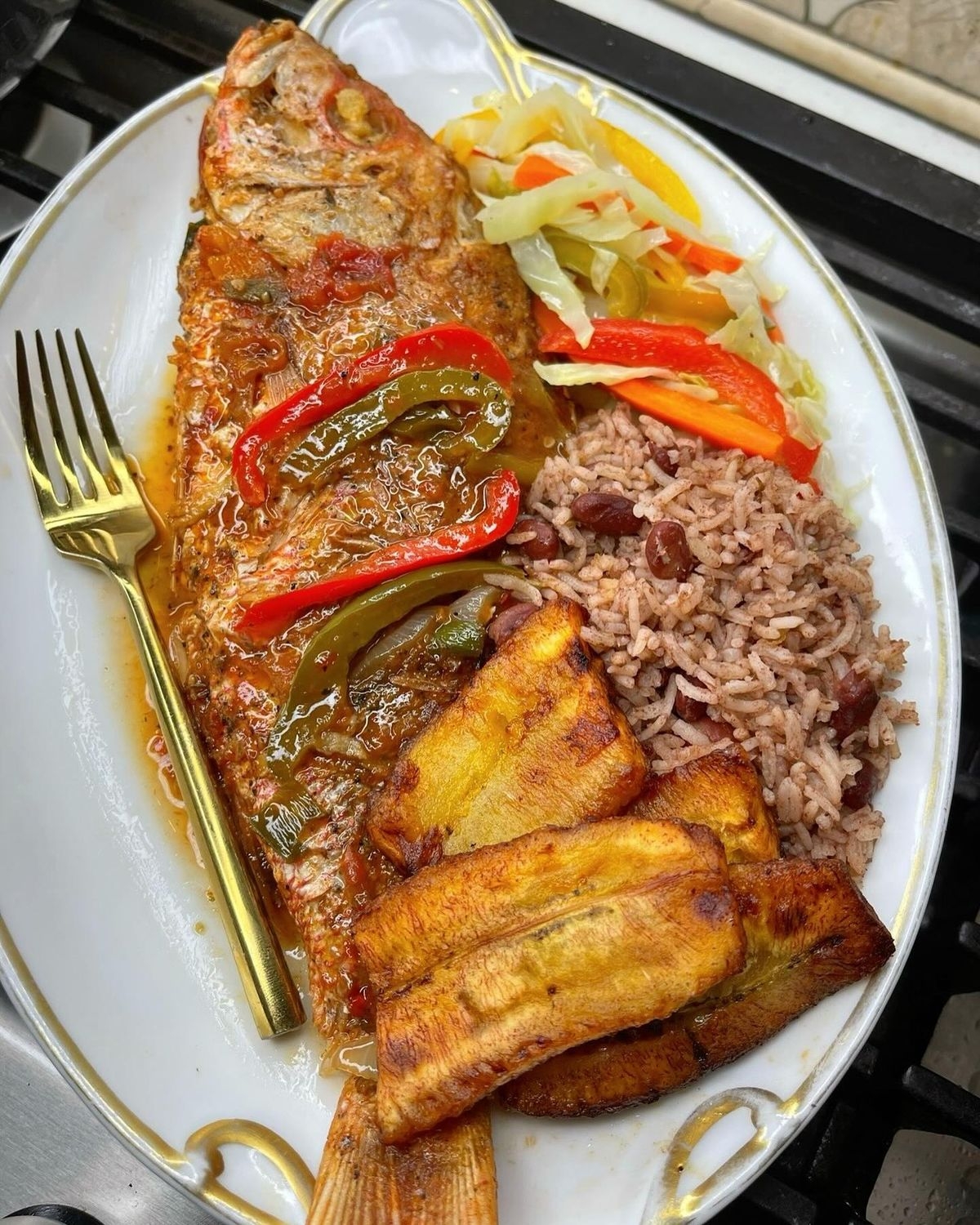 Spicy Jamaican-Style Brown Stew Fish