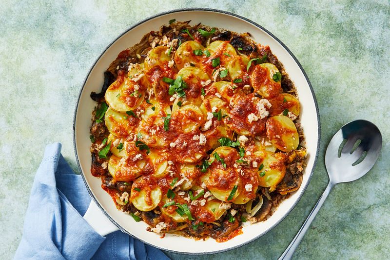 Cheesy Turkey and Potato Casserole