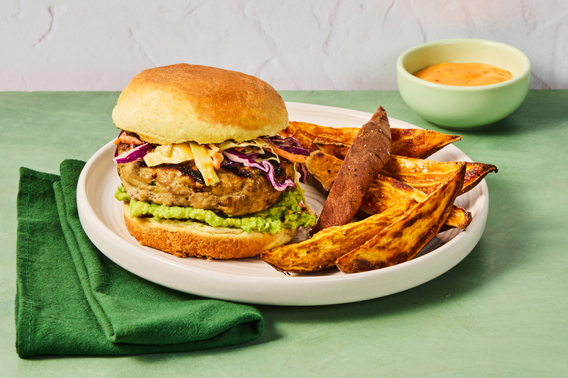 Thai-Inspired Turkey Burgers