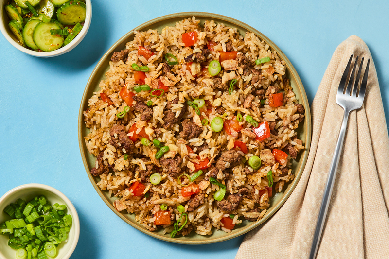 Indonesian-Style Beef Fried Rice