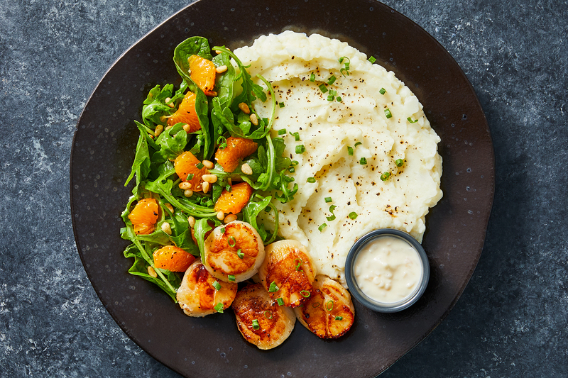 Pétoncles au beurre blanc truffé