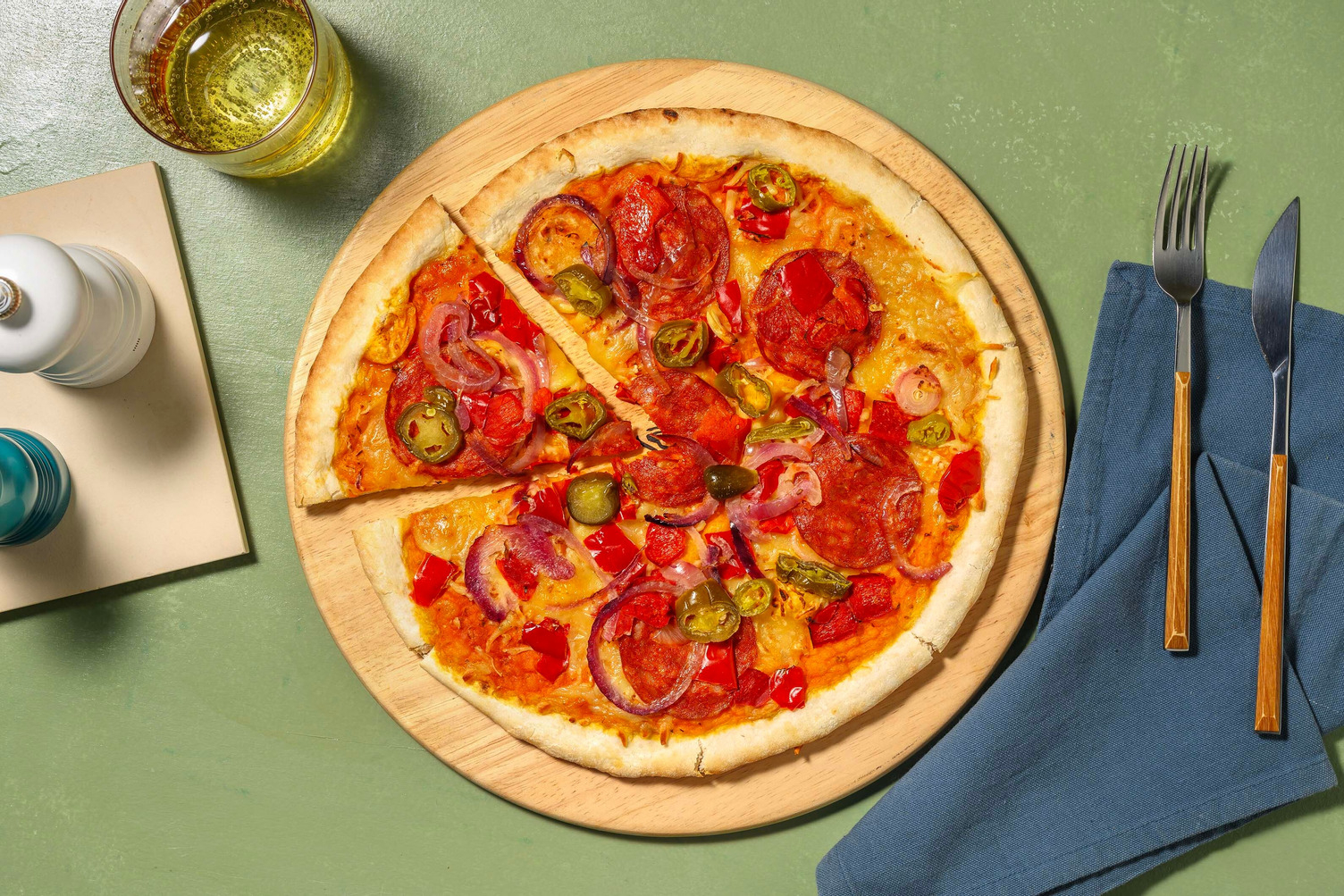 Pizza Chorizo Piccante - Double portion
