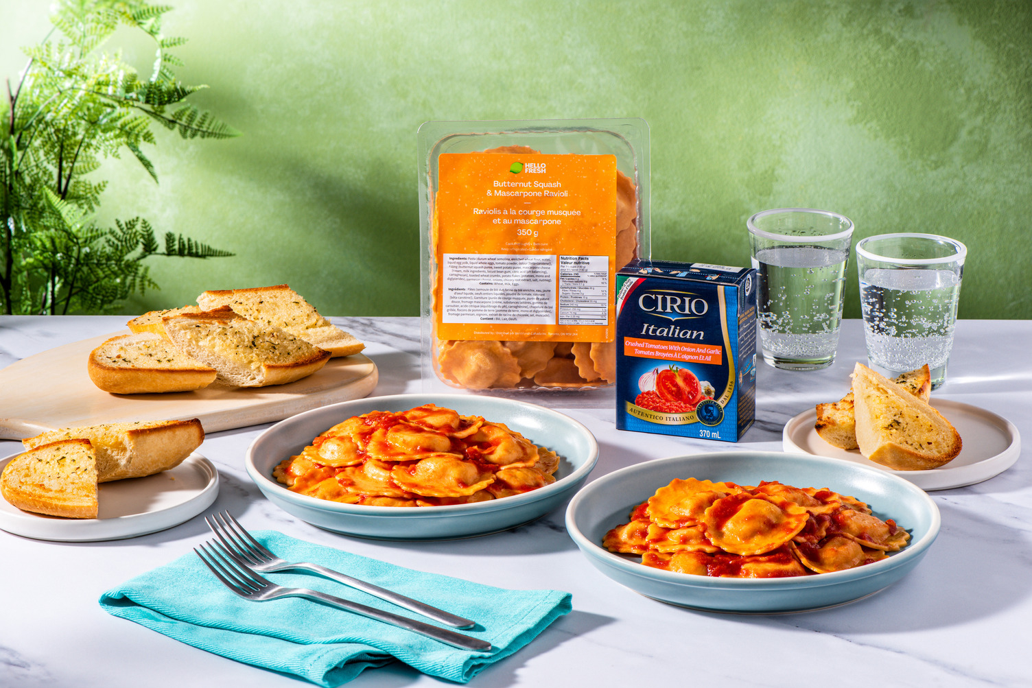 Quick Butternut Squash Ravioli Dinner