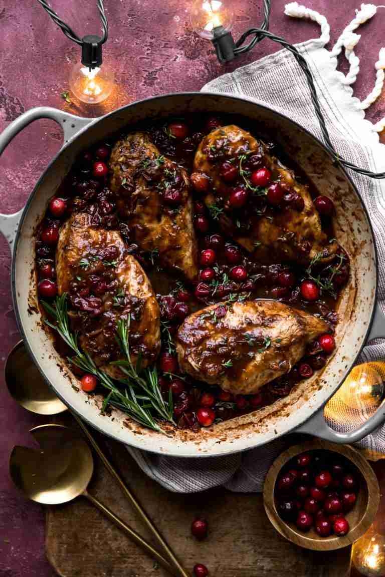 Tangy Cranberry-Mustard Turkey Breast Steaks