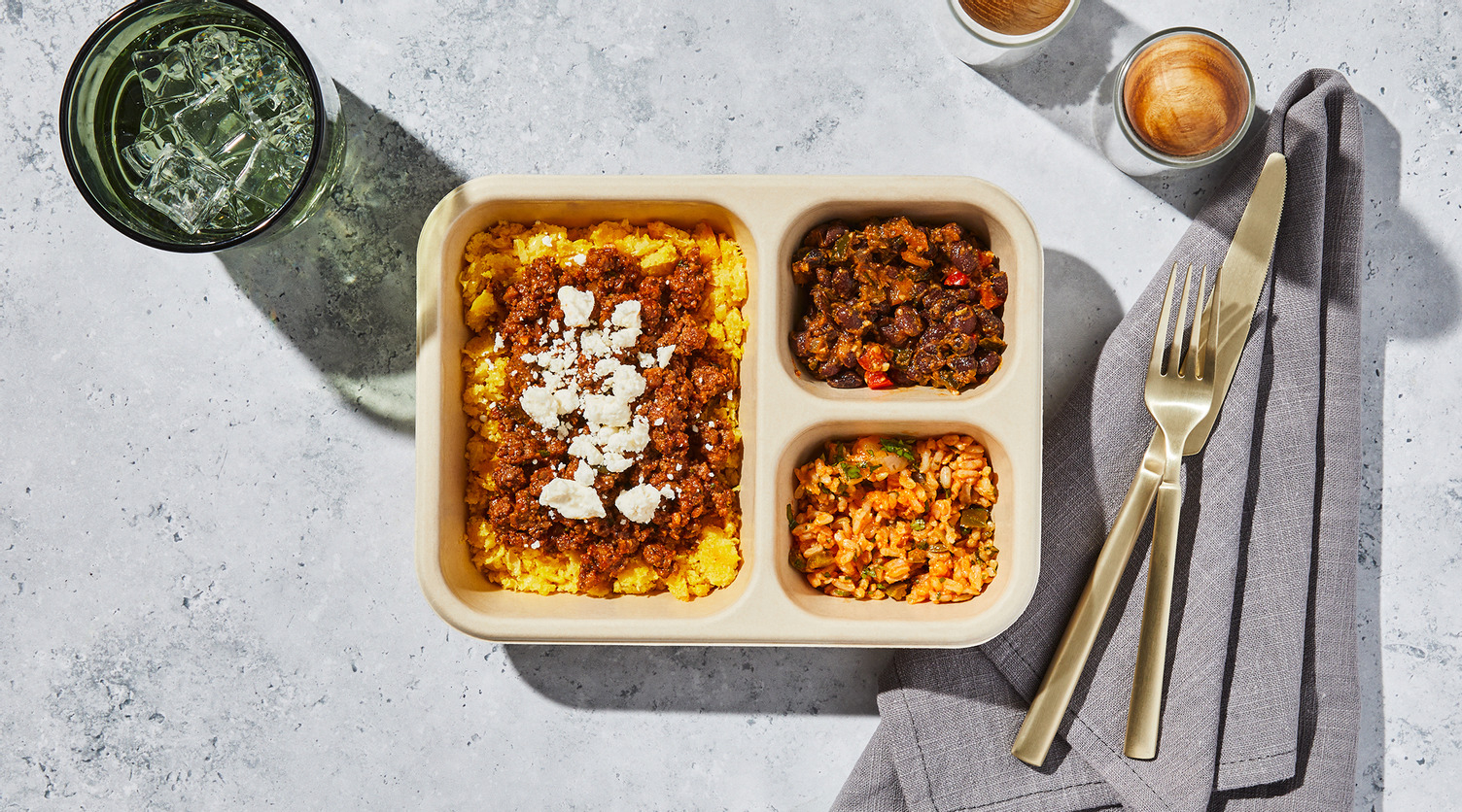 Red Chile Ground Pork Tamale Bowl