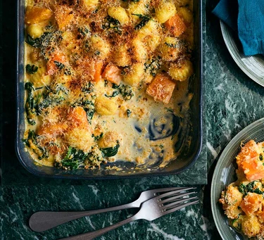 SuperQuick Gnocchi in Creamy Goat Cheese Sauce