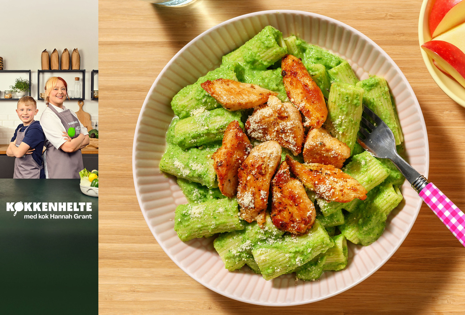 Hannah Grants grønne powerpasta og kylling