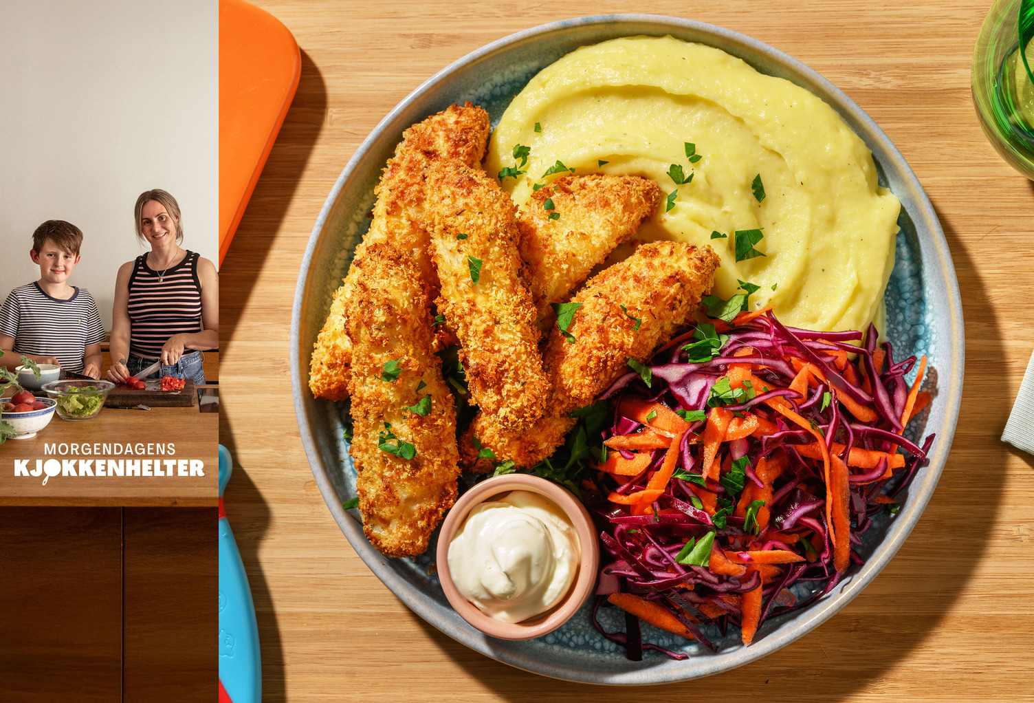 Sprø, hjemmelagde fiskepinner