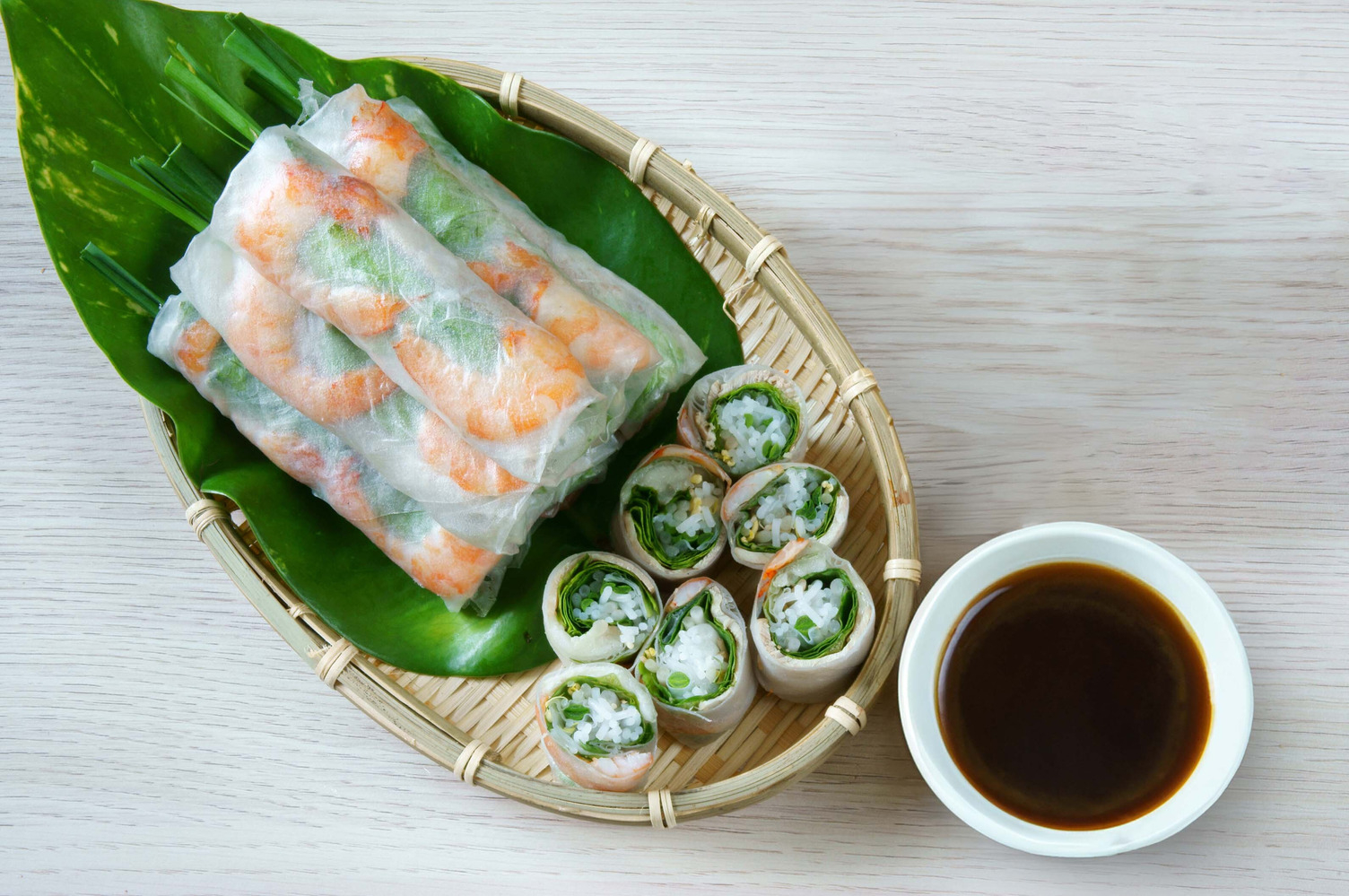 Rouleaux de printemps à la vietnamienne aux crevettes 