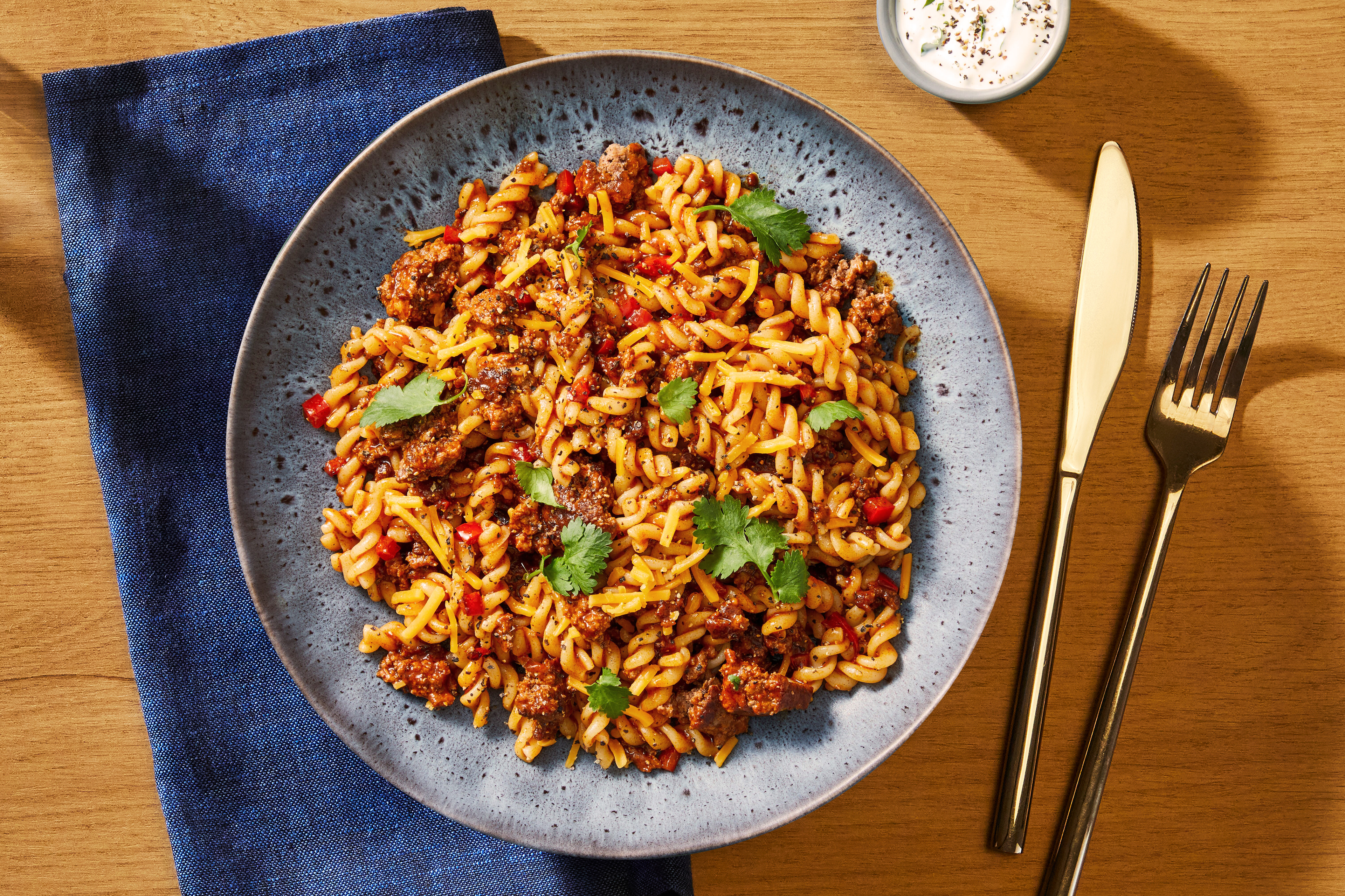 SuperQuick Cheesy Enchilada Impossible® Pasta