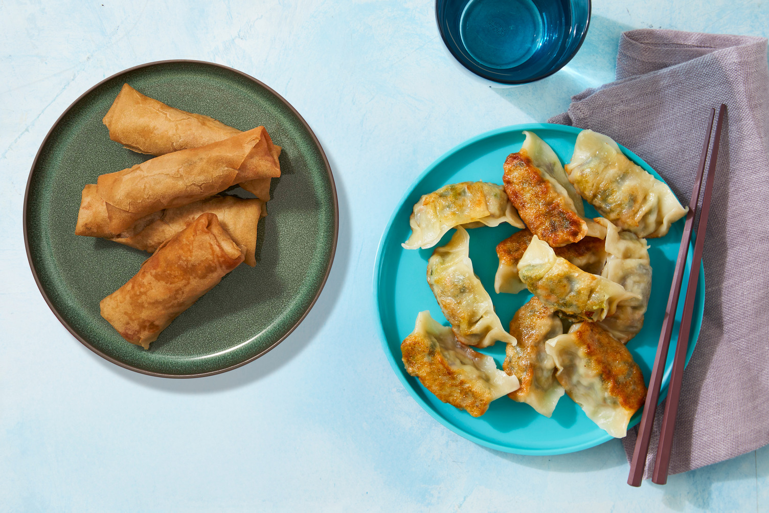 Vegetable Gyozas & Vegetable Spring Rolls Bundle