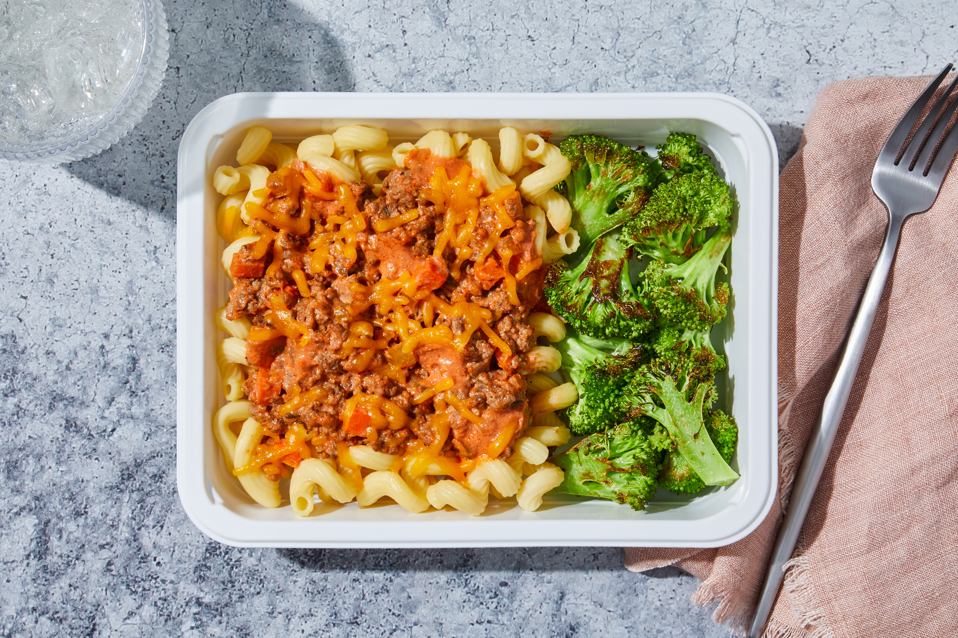 Homestyle Cheddar & Beef Skillet Pasta