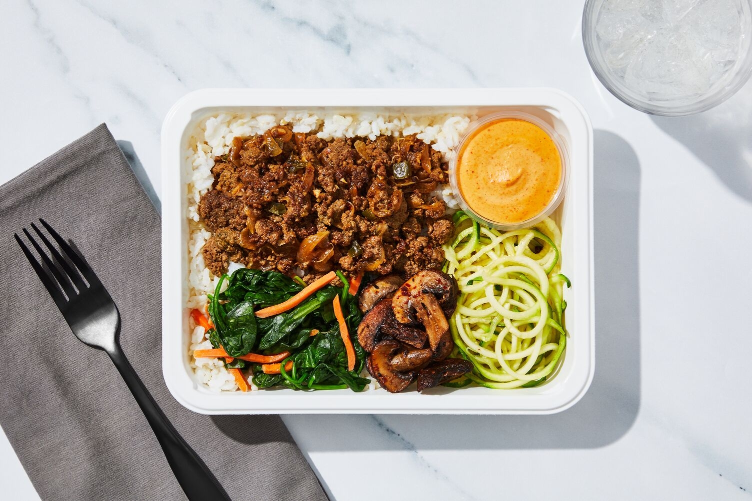 Spicy Korean Ground Beef Bowl