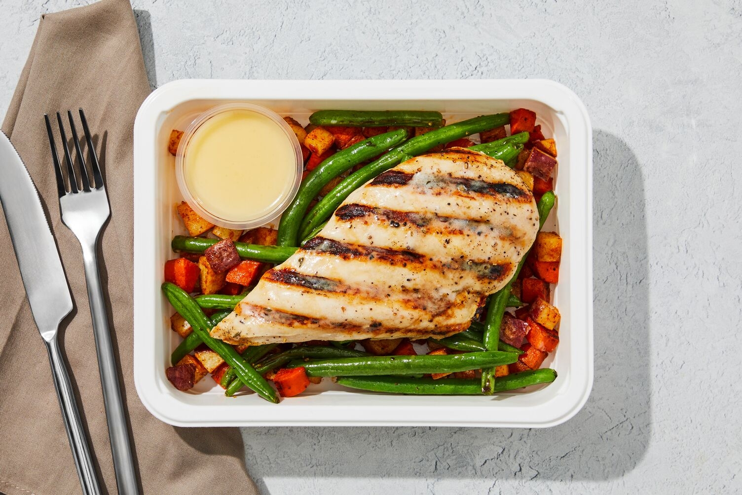 Poulet grillé au beurre et au miel