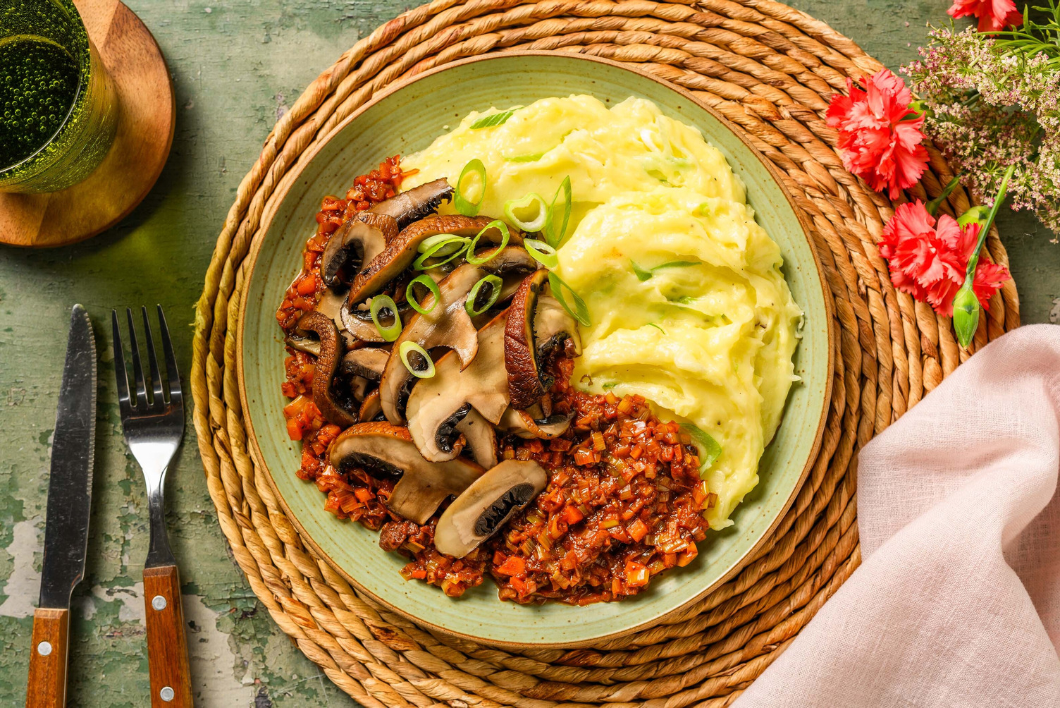 Mushroom Bourguignon