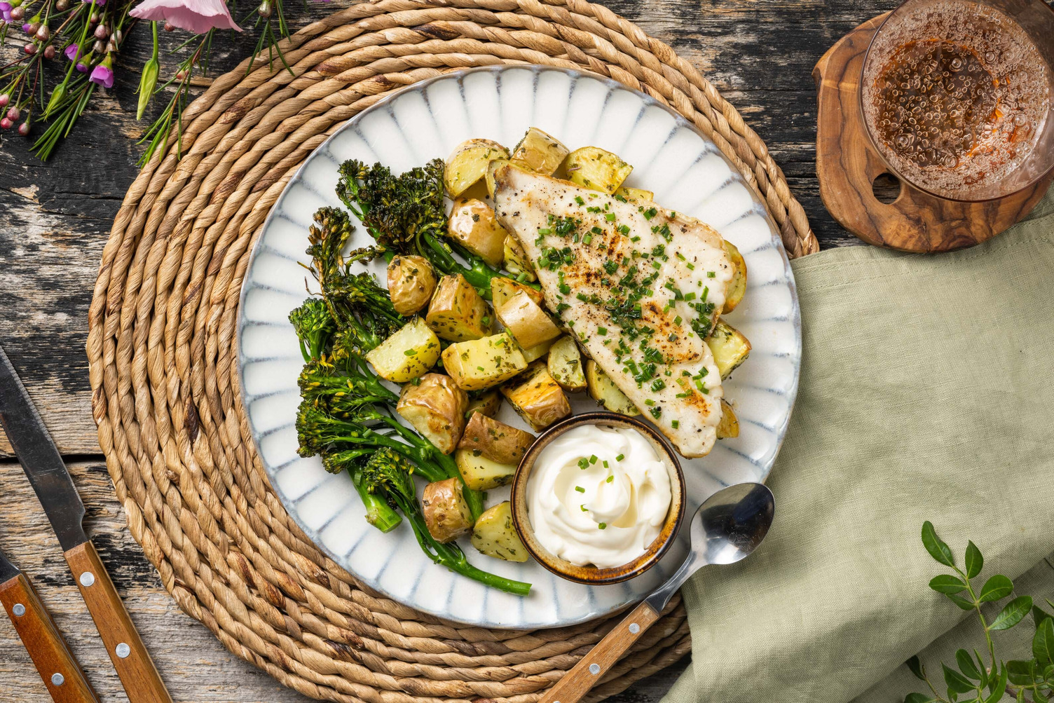 Chive Butter Sea Bream