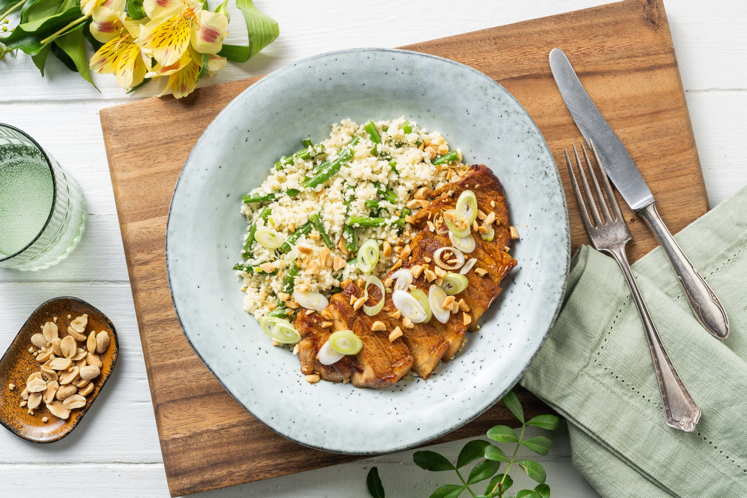 Caramelised Pork Loin Steak