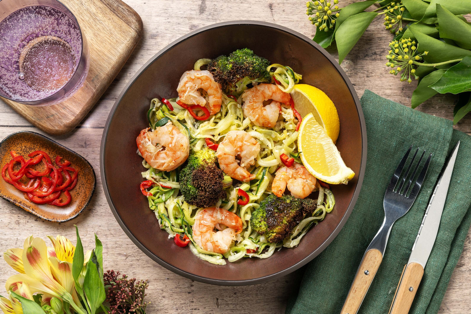 Garlic Butter Chilli Prawns