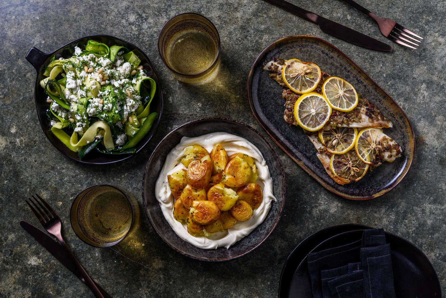 Olive & Caper Tapenade Sea Bream En Papillote 