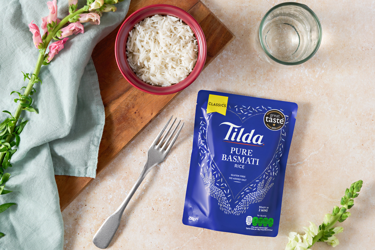Microwaveable Pure Basmati Rice 