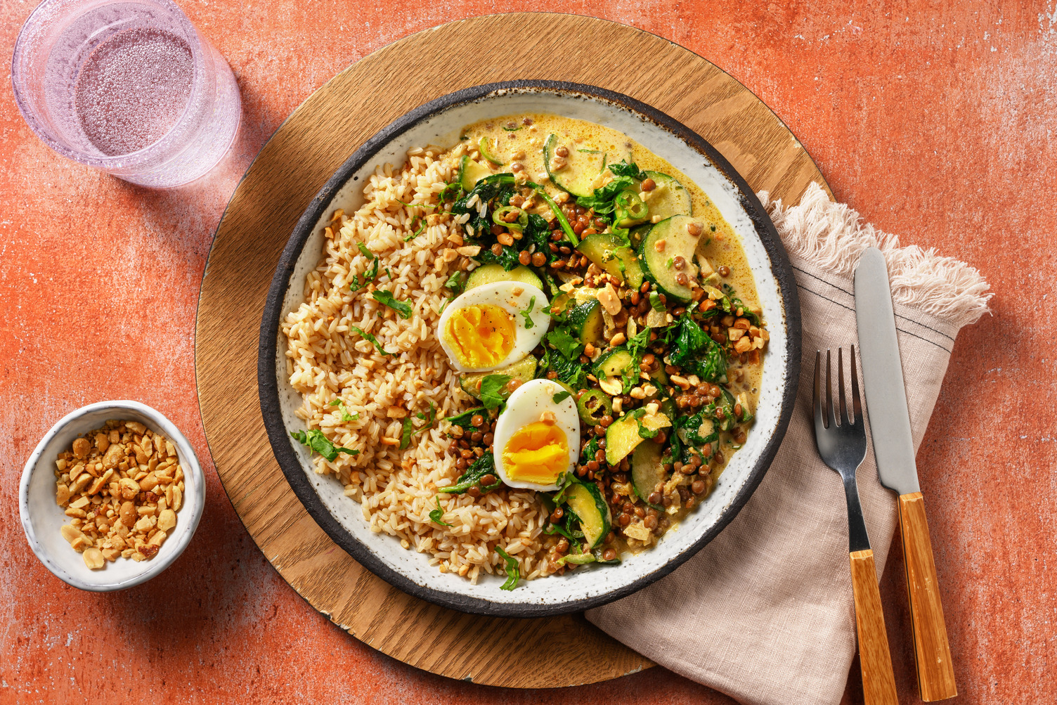 76. Q&H - Veggie Lentils - 20-25 min