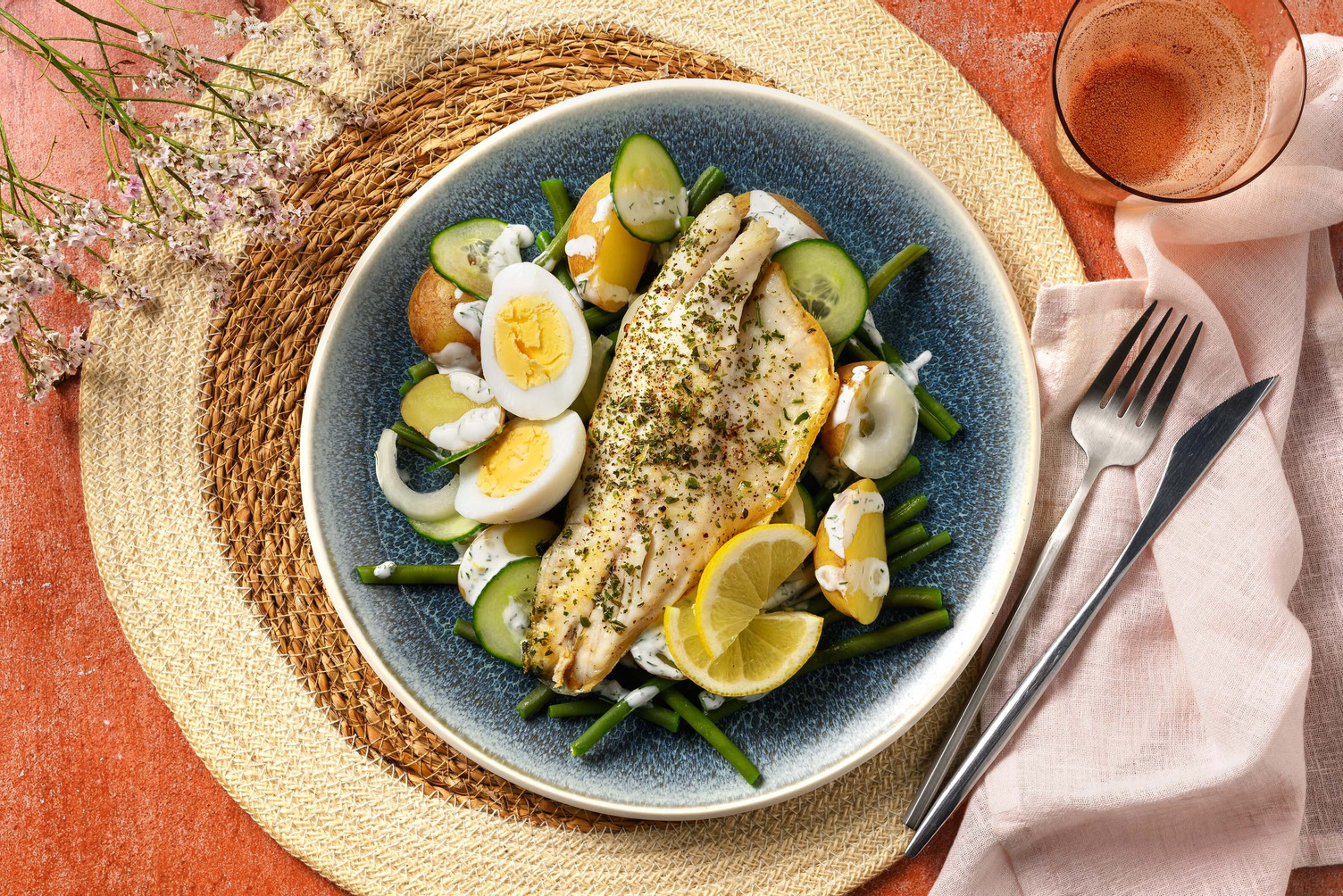 Low calorie - white fish - 25 min