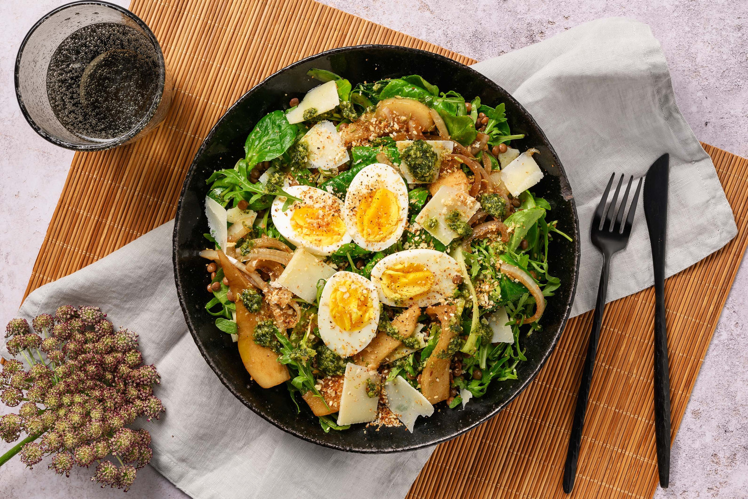 Veggie / panko coated eggs