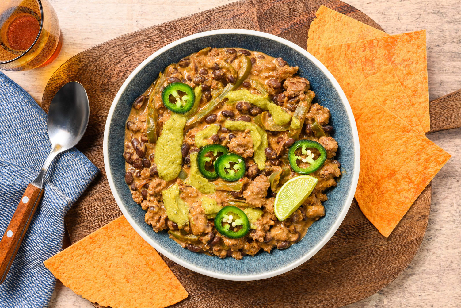 Cheesy green chili bake 